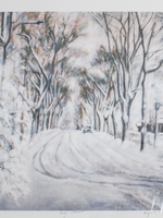 None PRINT - ''My Street'' Orysia - 23 1/2 x 19 1/2 in.