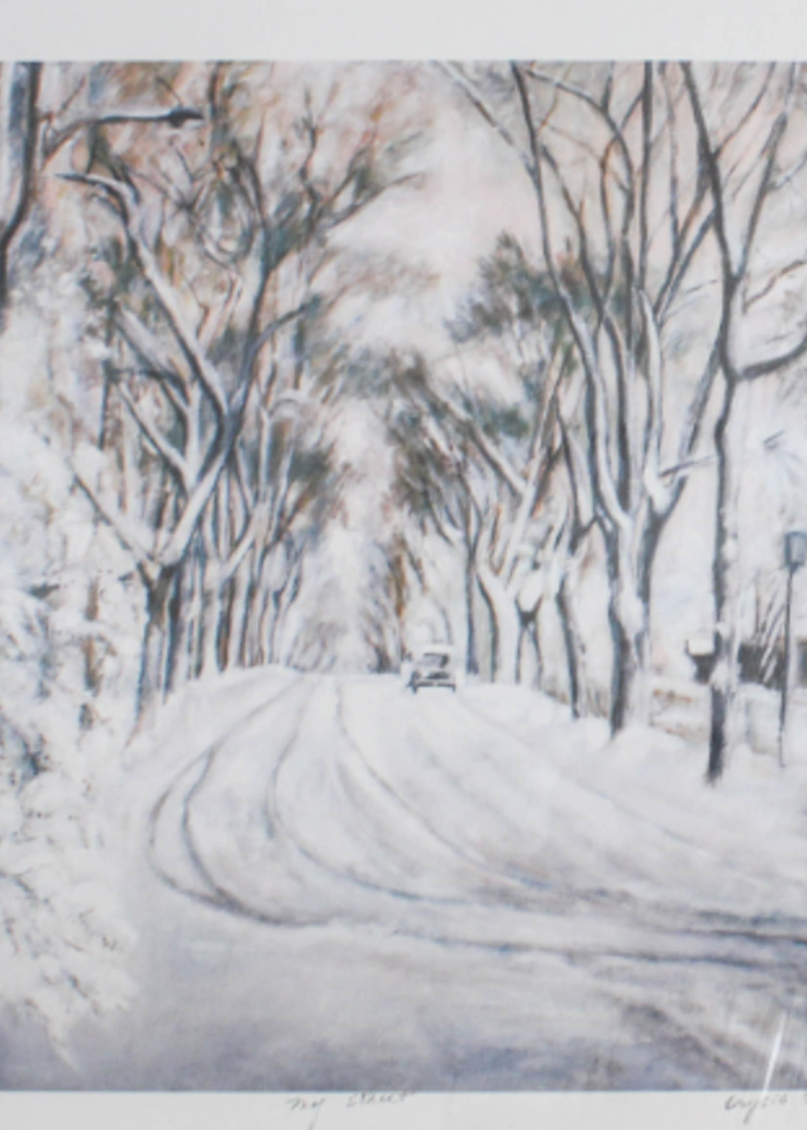 None PRINT - ''My Street'' Orysia - 23 1/2 x 19 1/2 in.