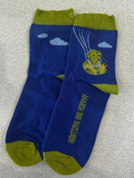 SOCKS - Kids - Telesyk Airlines, bird  Kiwi, size 22-24, 8-12 years