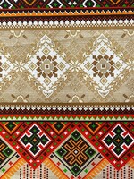 HOME - Napkins Linen, Hutsul printed embroidery/ Ukraine