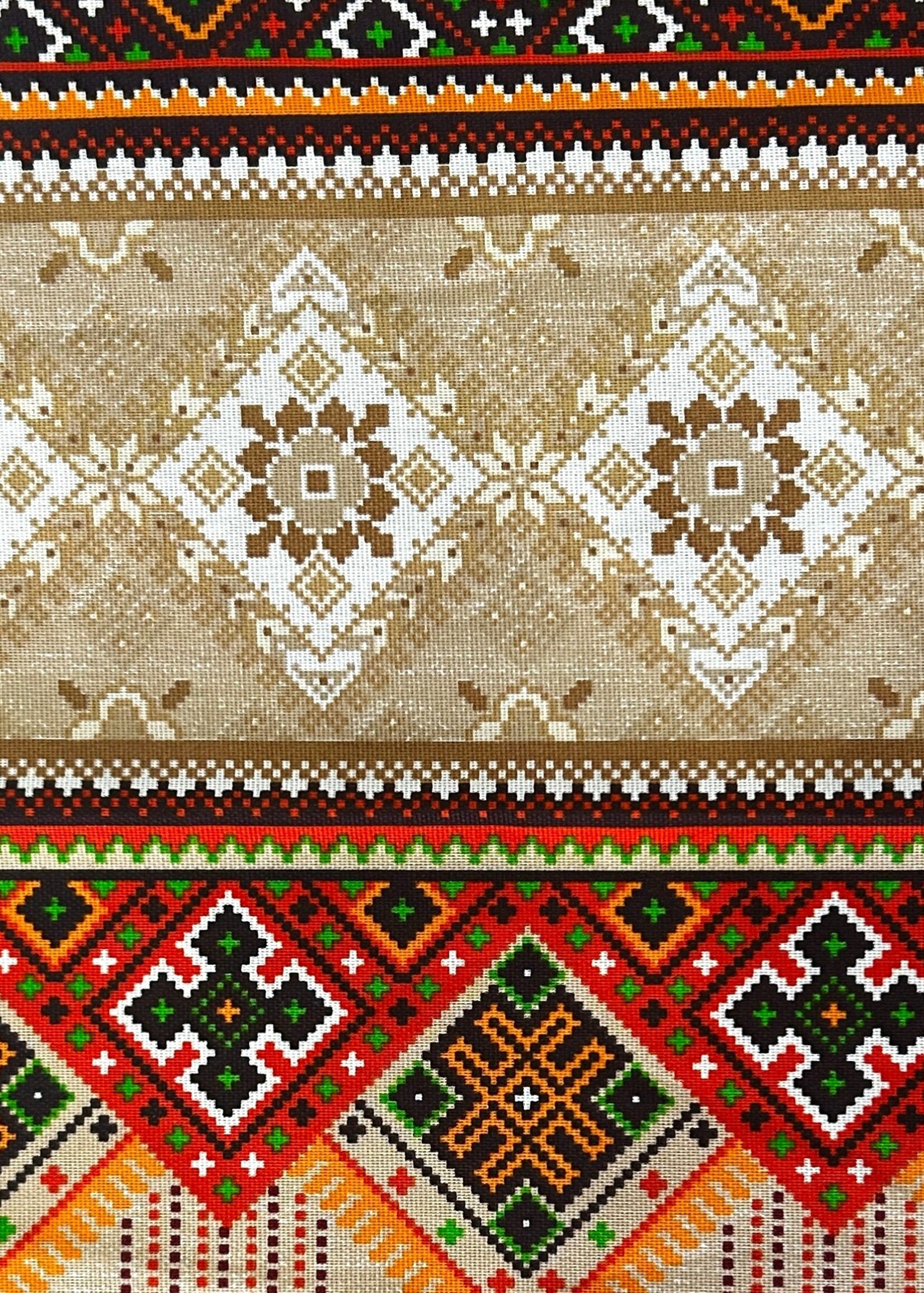 HOME - Napkins Linen, Hutsul printed embroidery/ Ukraine