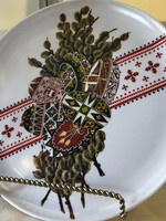 HOME - Plate 10", Ukrainian Folk Art, plastic
