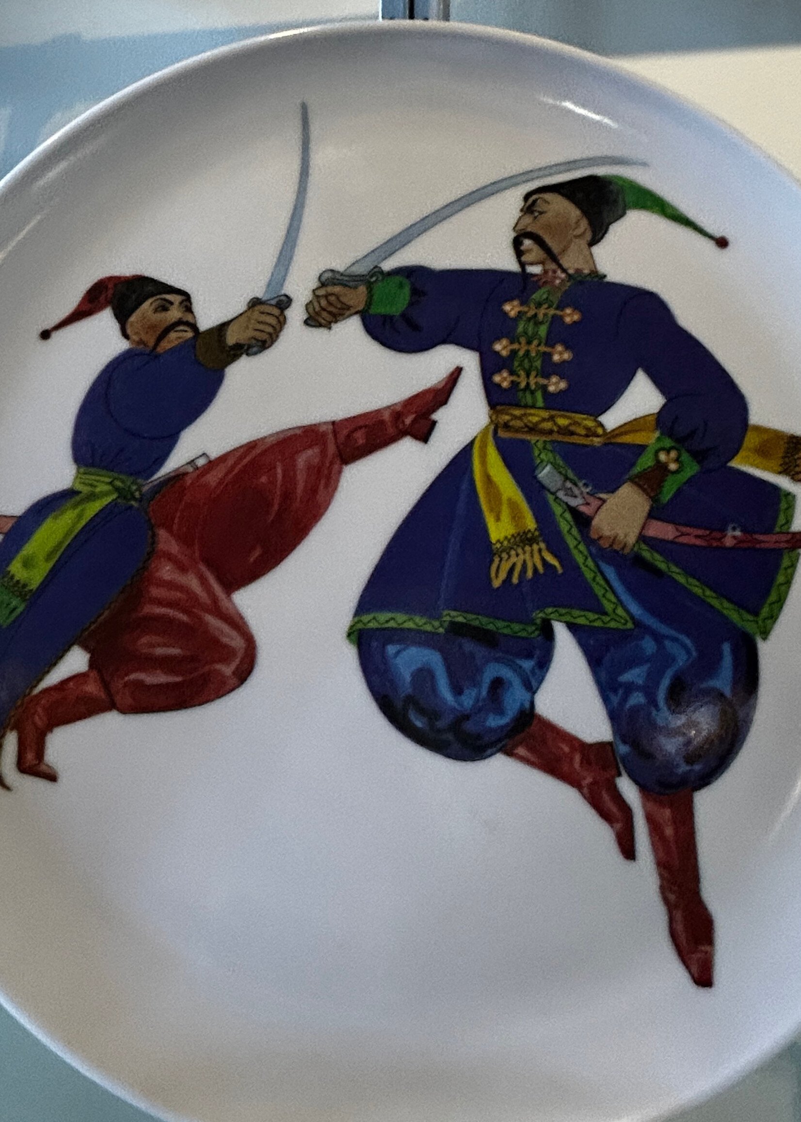 HOME - Plate 10", Ukrainian Folk Art, plastic