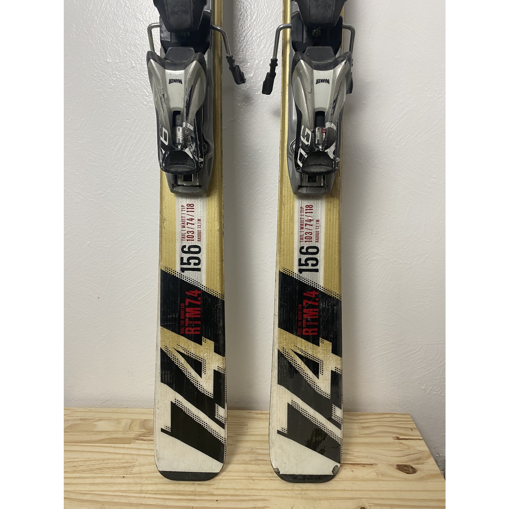 Volkl Volkl RTM 7.4 Skis + Marker 9.0 SpeedPoint Demo Bindings