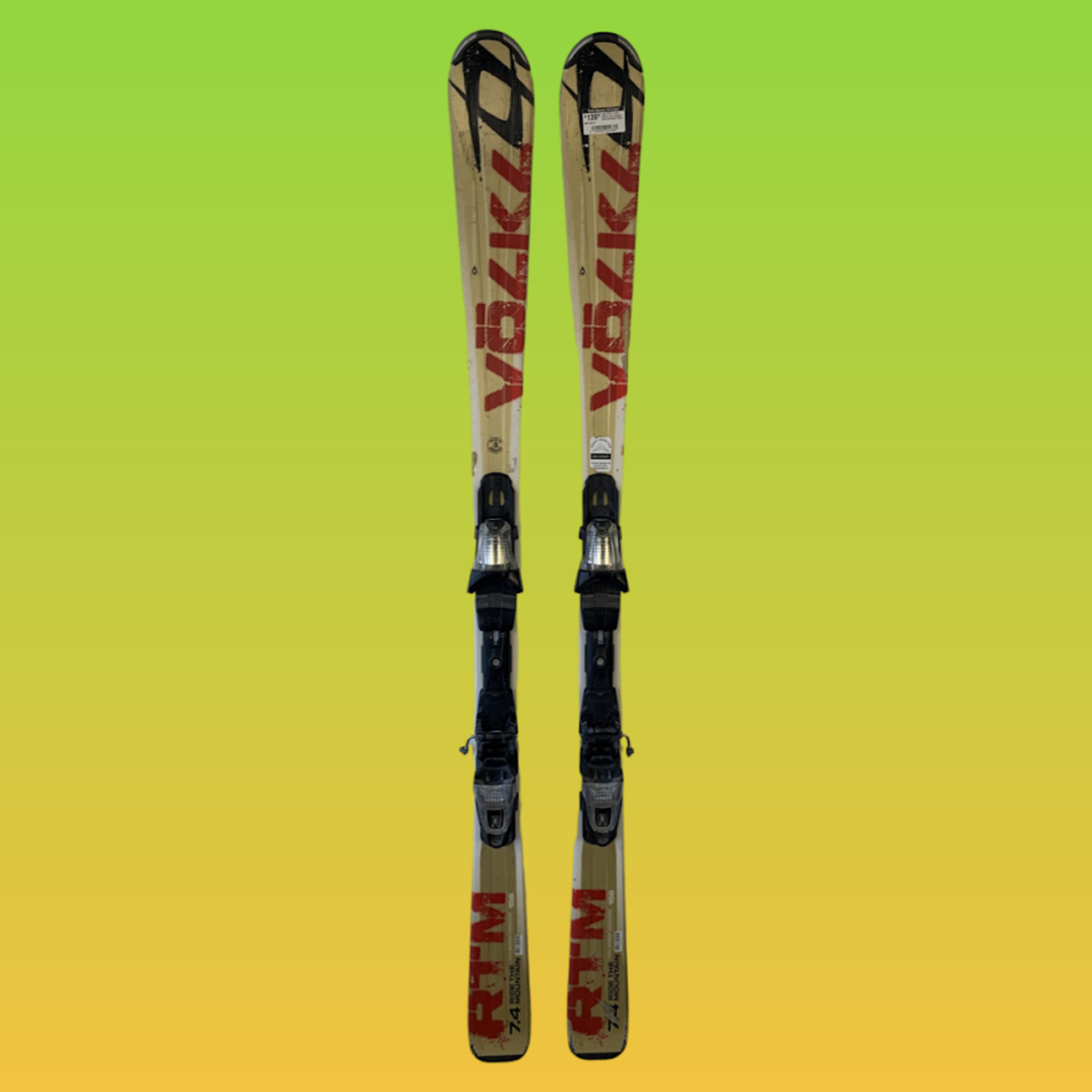 Volkl Volkl RTM 7.4 Skis + Marker 10.0 Fastrak 2 Demo Bindings