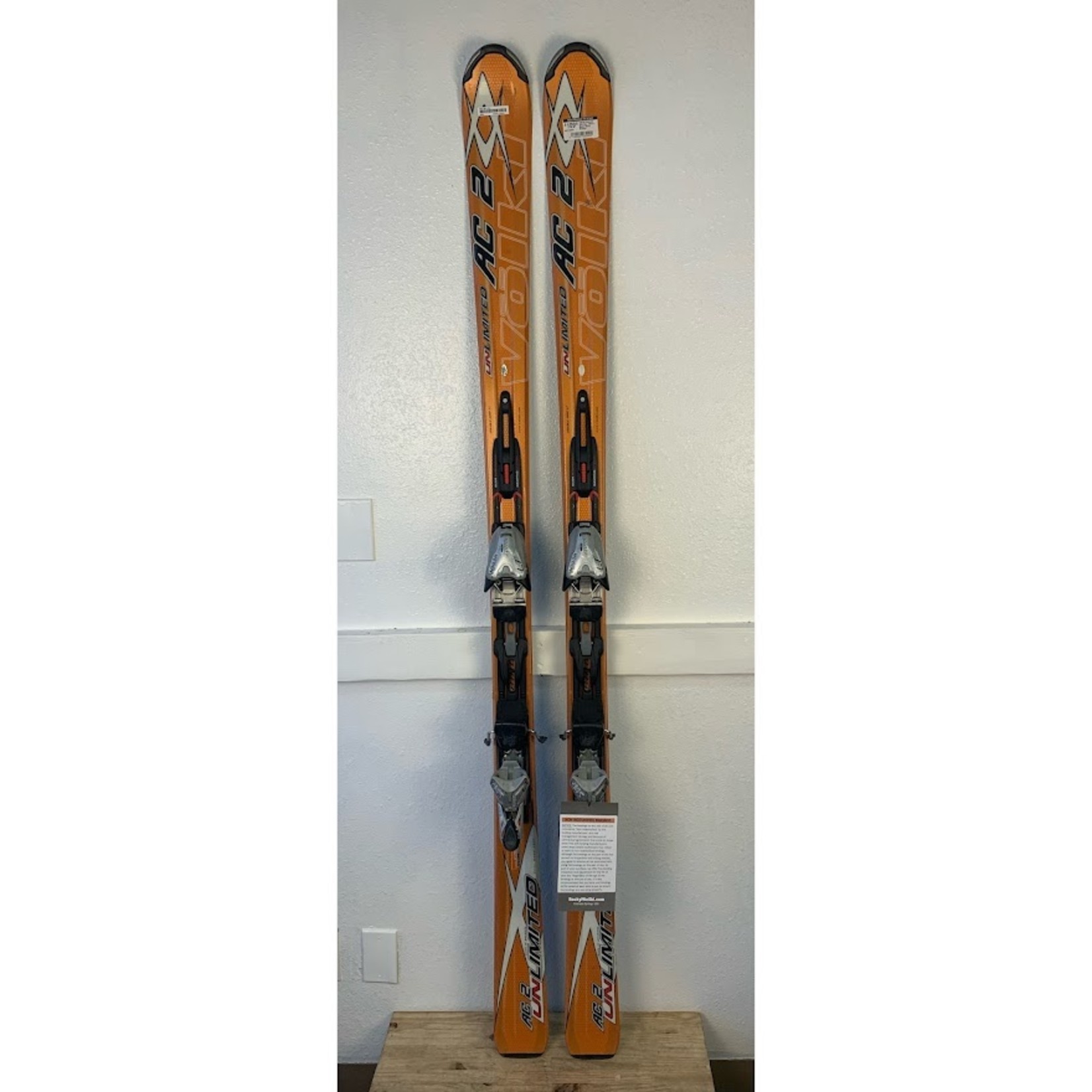 Volkl Volkl AC Unlimited AC20 Skis, 170cm + Marker Motion Bindings