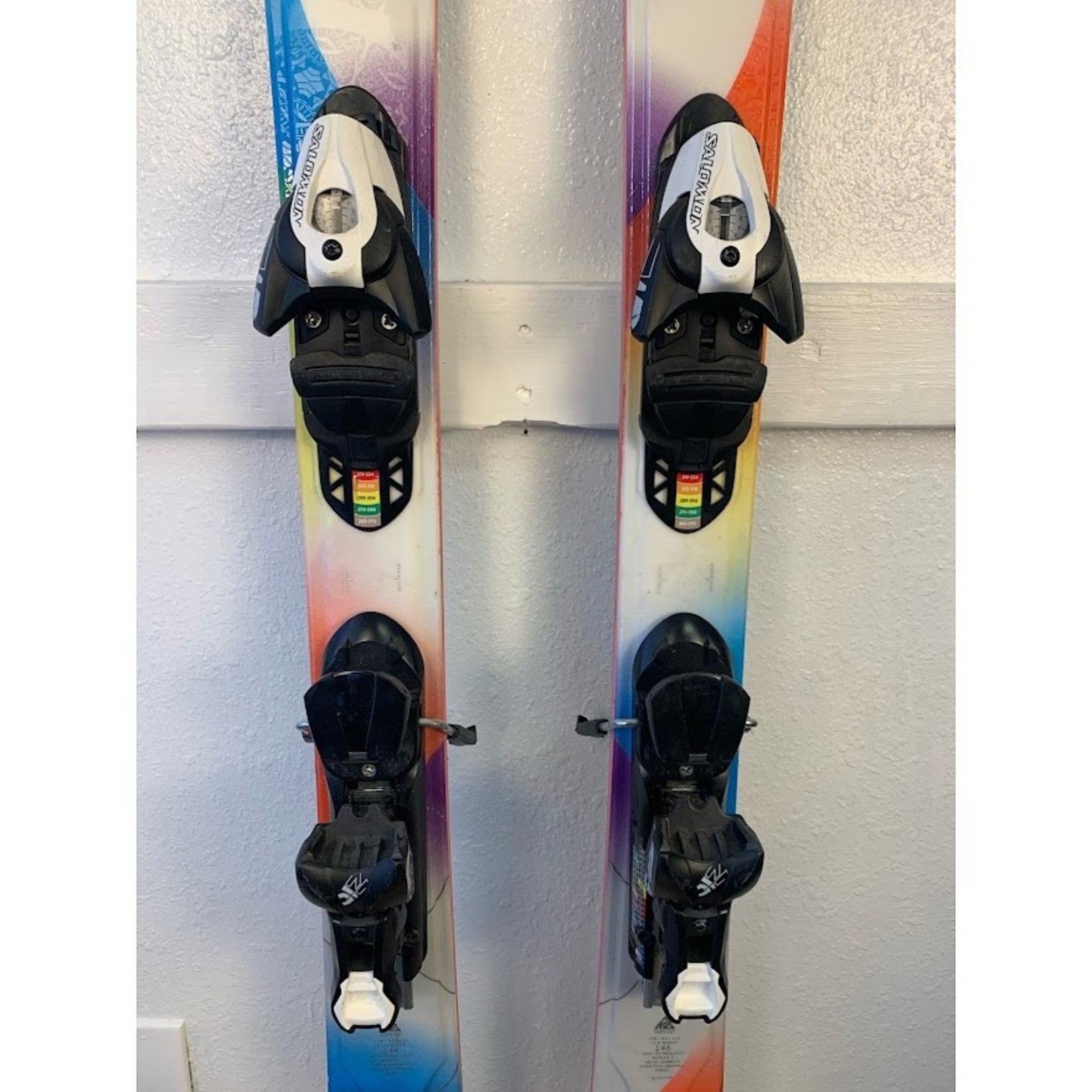 K2 K2 Superstitious Skis, Size 146 cm.
