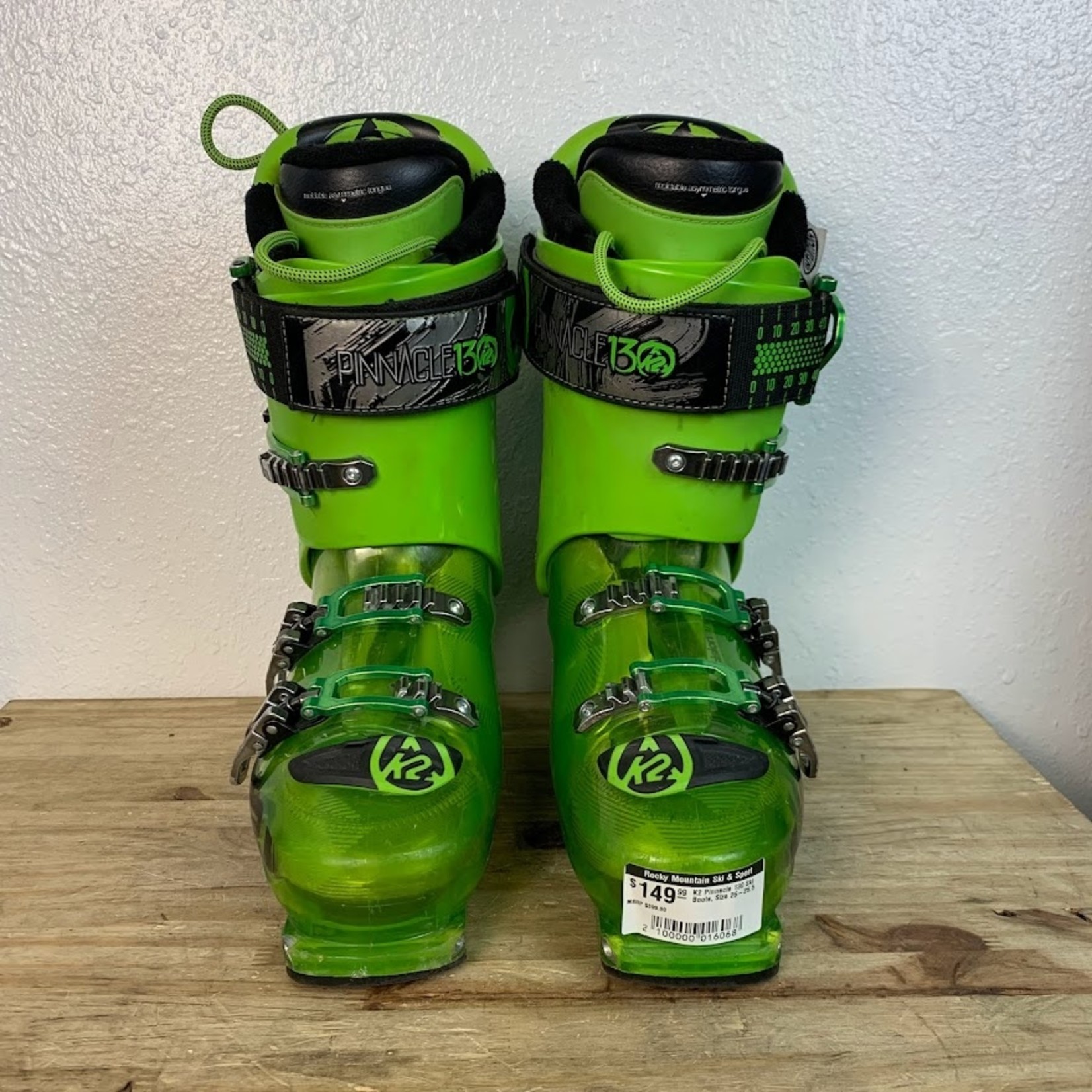 K2 Pinnacle 130 Ski Boots, Size 26-26.5