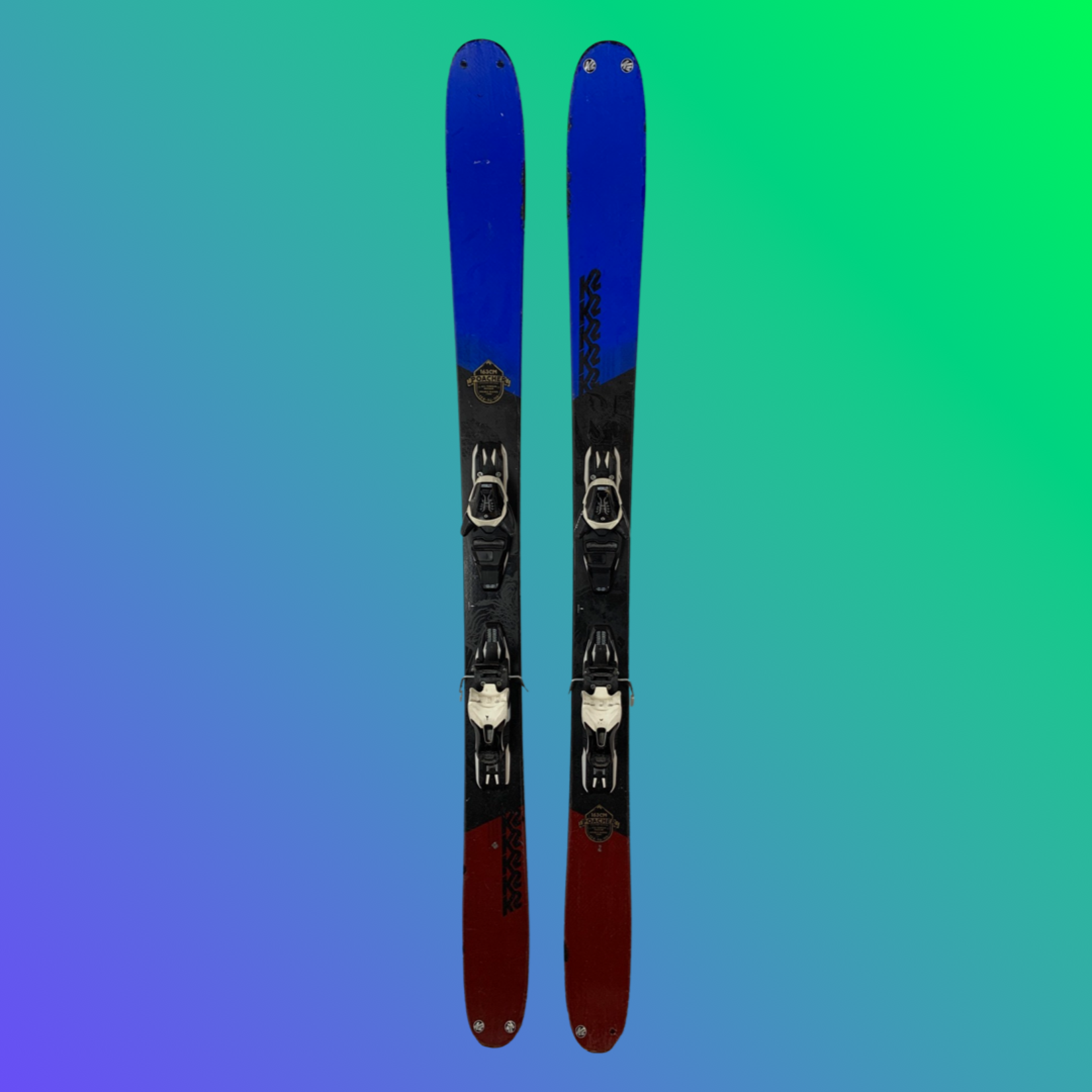 K2 K2 Poacher Twin Tip Skis, Size 163
