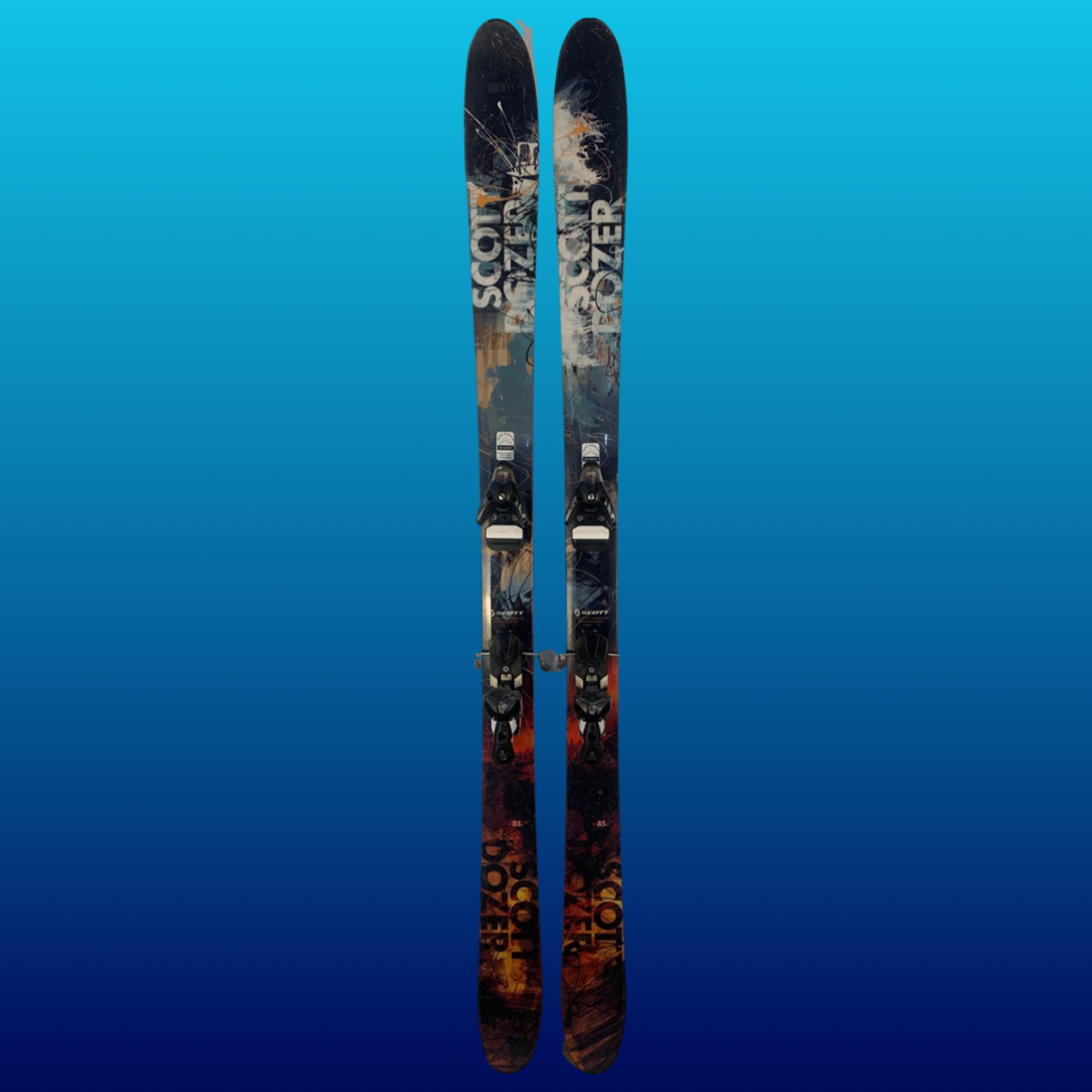 Scott Scott Dozer Skis + STH 16 Bindings, Size 185cm, Set for 28.0 Boots
