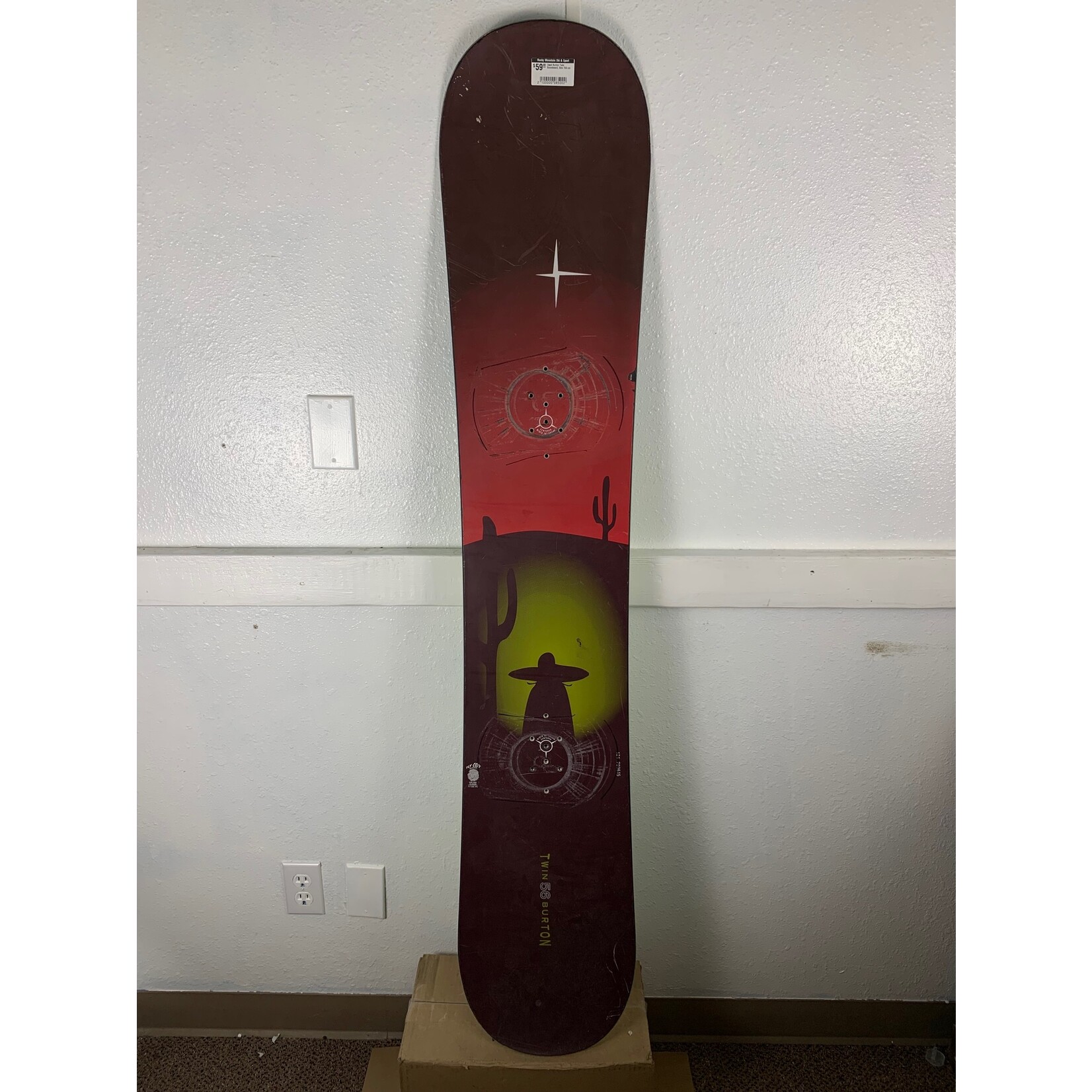 Burton Used Burton Twin Snowboard, Size 156 cm