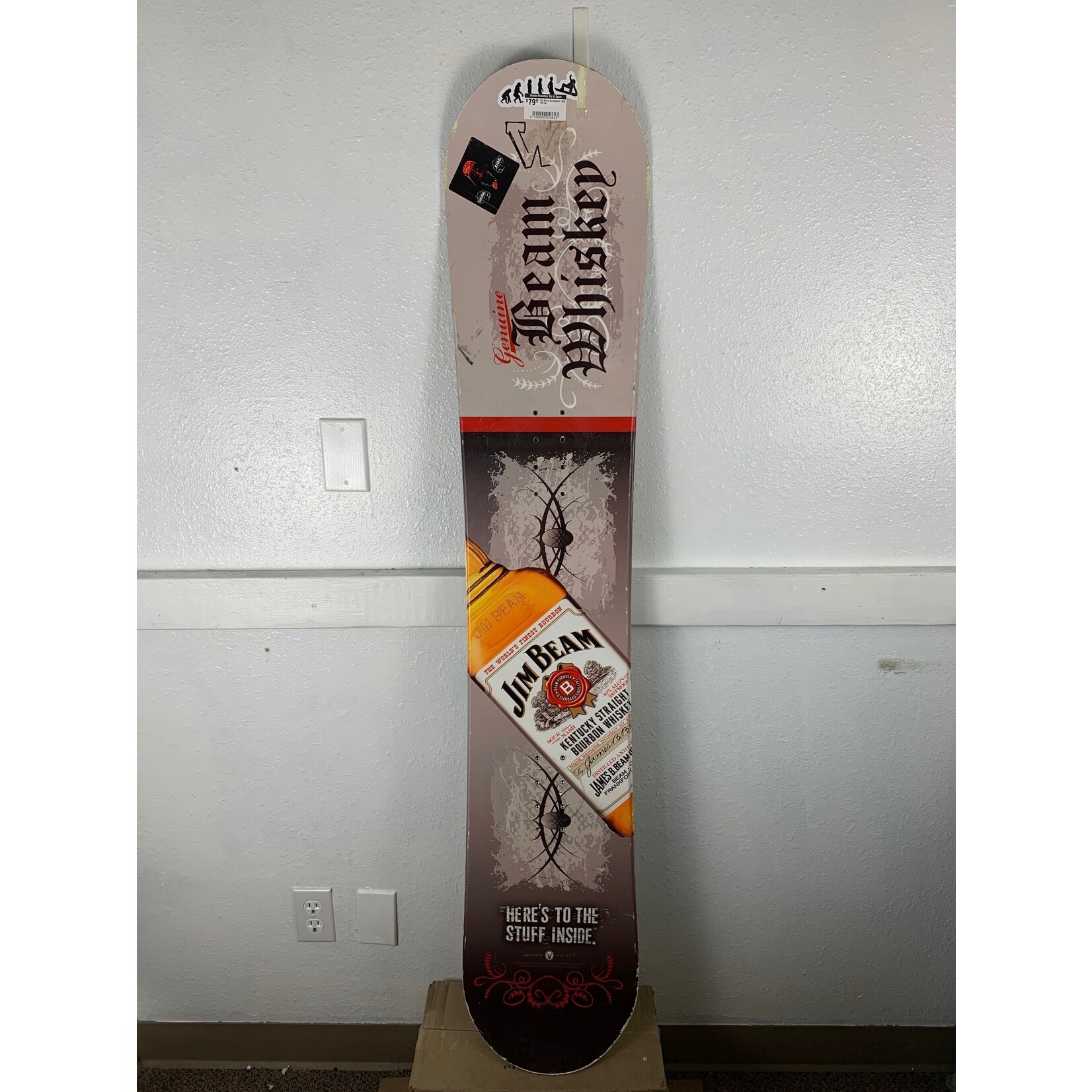 Jim Beam Snowboard, Size 152 cm.