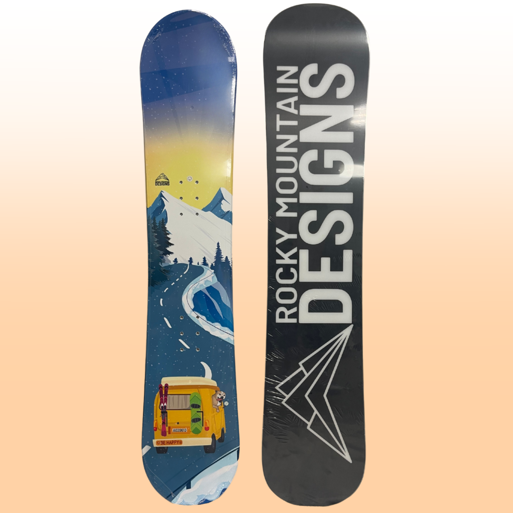 Rocky Mountain Designs NEW 2024 RMD Be Happy Kids Snowboard