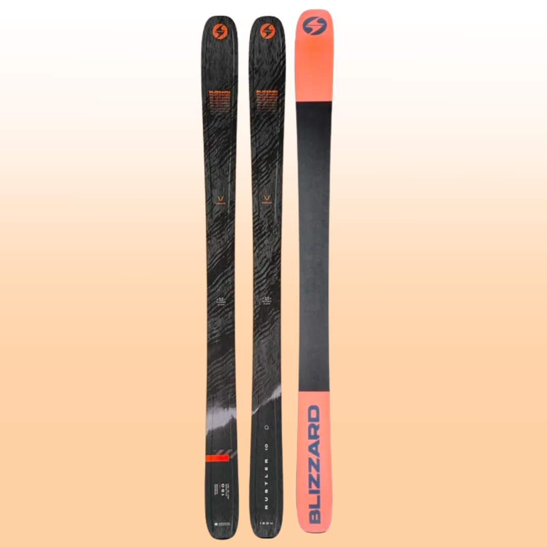 NEW 2024 Blizzard Rustler 10 Skis Snowsports Outlet by Rocky Mountain