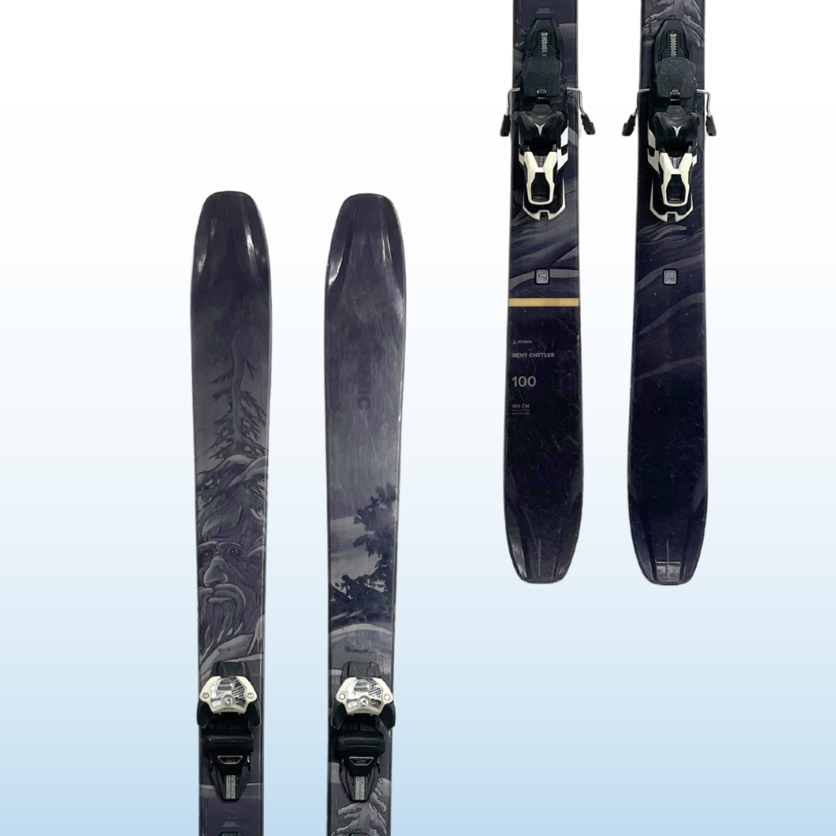 2022 Atomic Bent Chetler 100 Skis + Attack 11 Bindings