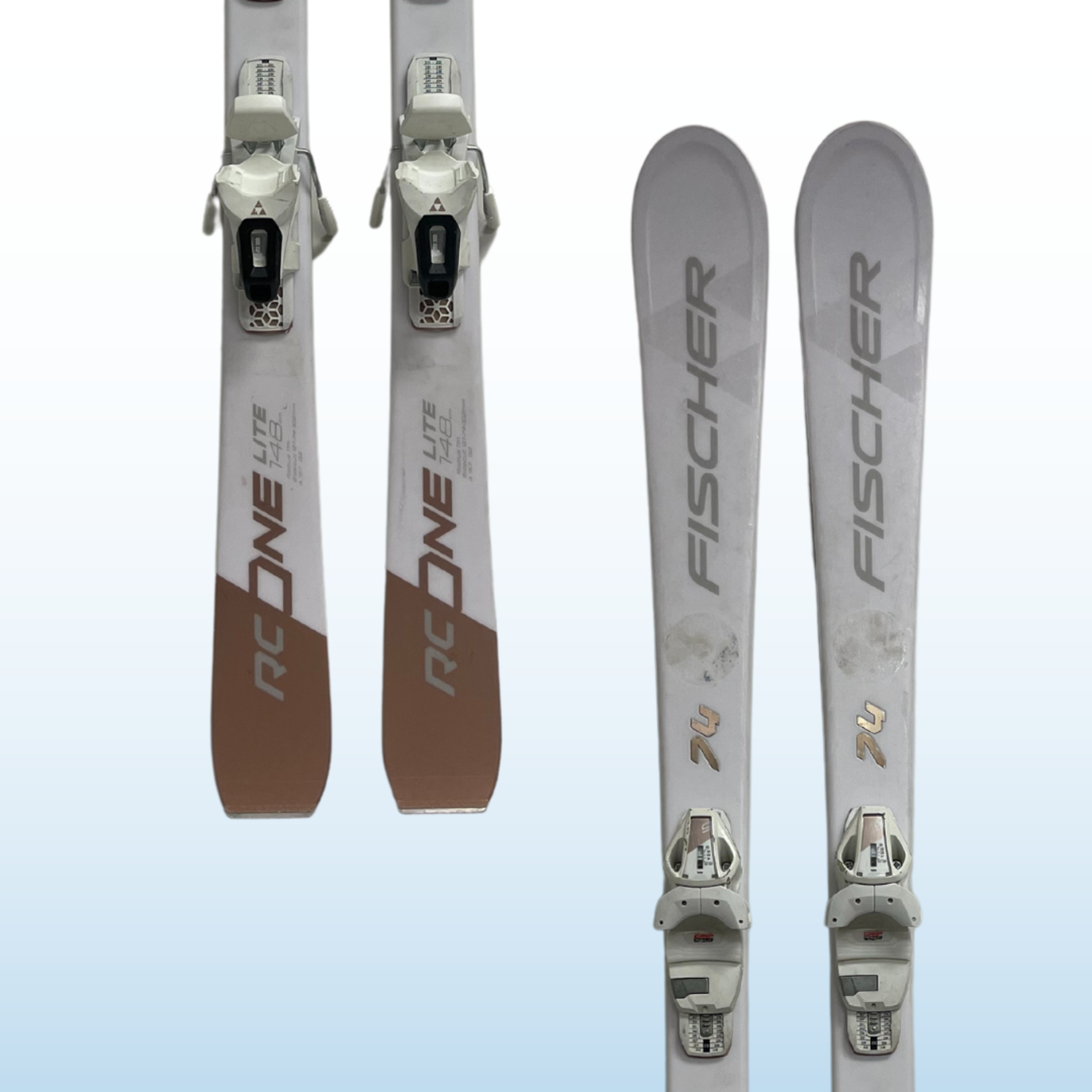 Fischer 2022 Fischer RC One Lite 74 Skis + RS9 Demo Binding