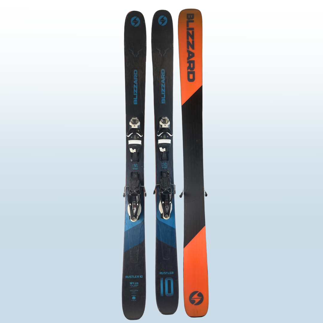 2022 Blizzard Rustler 10 Skis + Look SPX 12 Demo Bindings