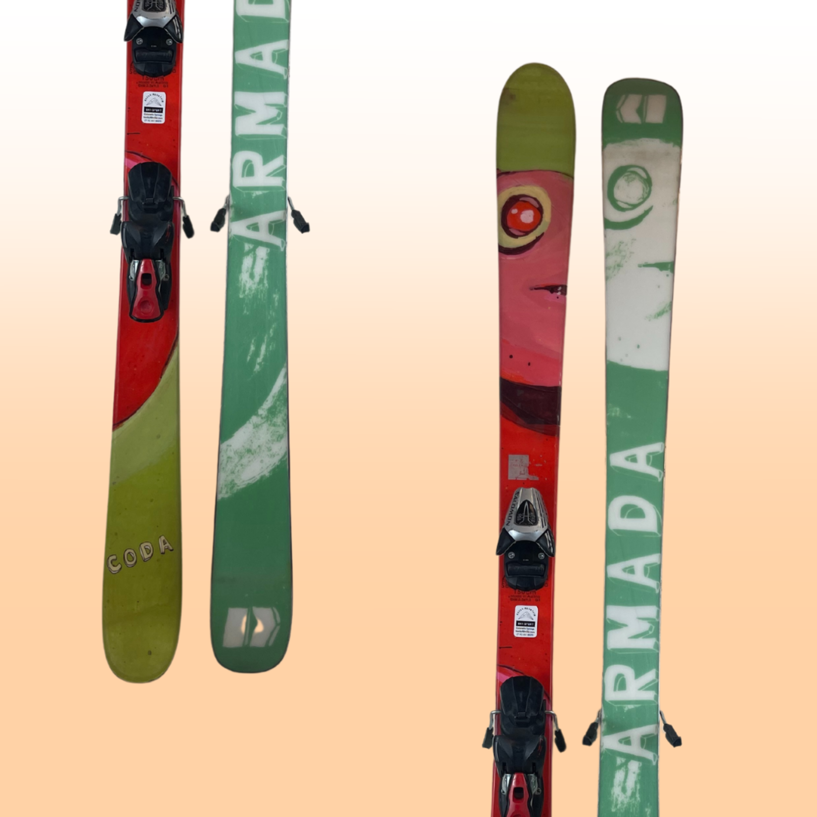 Armada Armada Coda Kids Skis + Salomon LZ7 Bindings, Size 150cm
