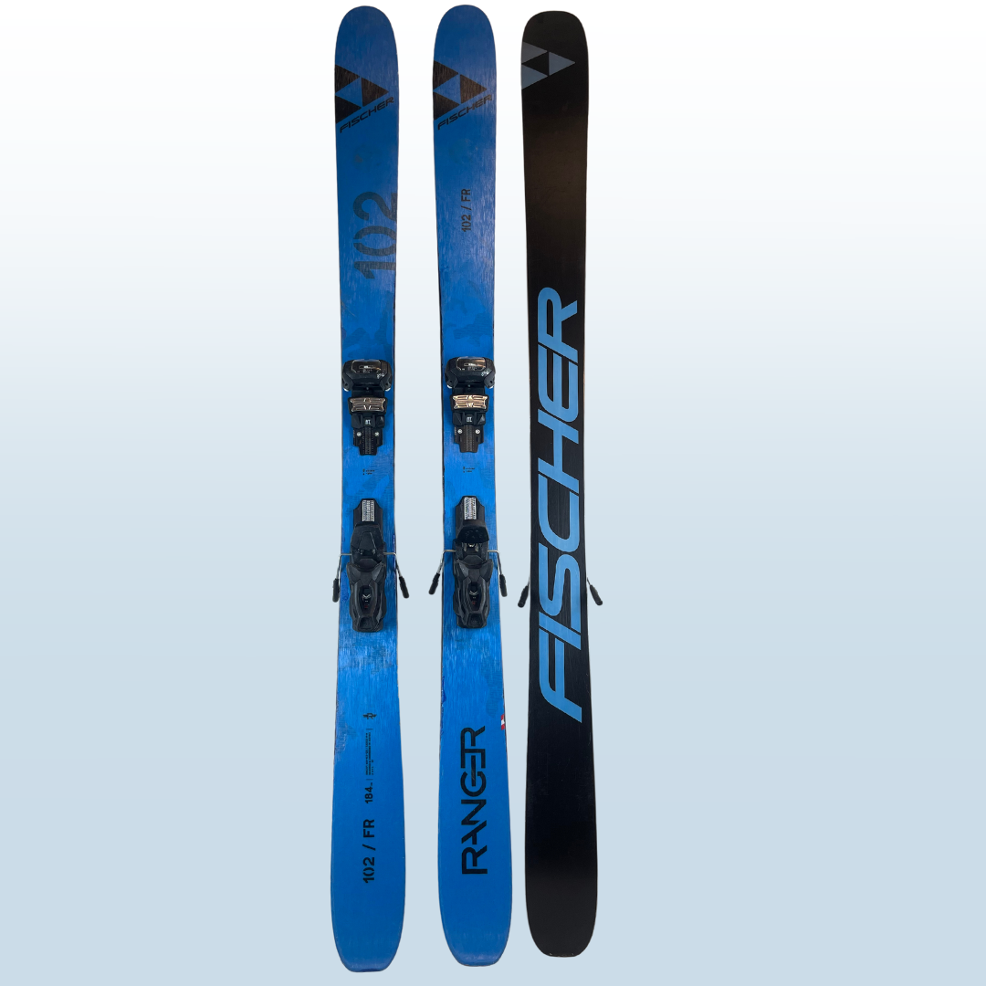 2021 Fischer Ranger 102 FR Skis + Tyrolia Attack 11 Demo Bindings 