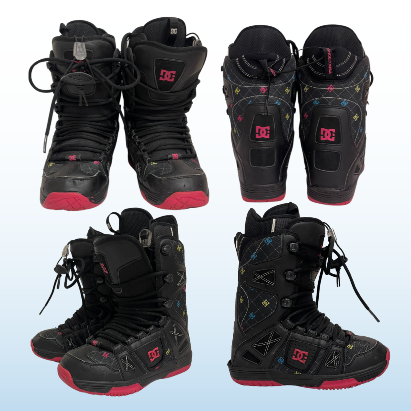 DC DC Phase Snowboard Boots, Size 7 WMNS