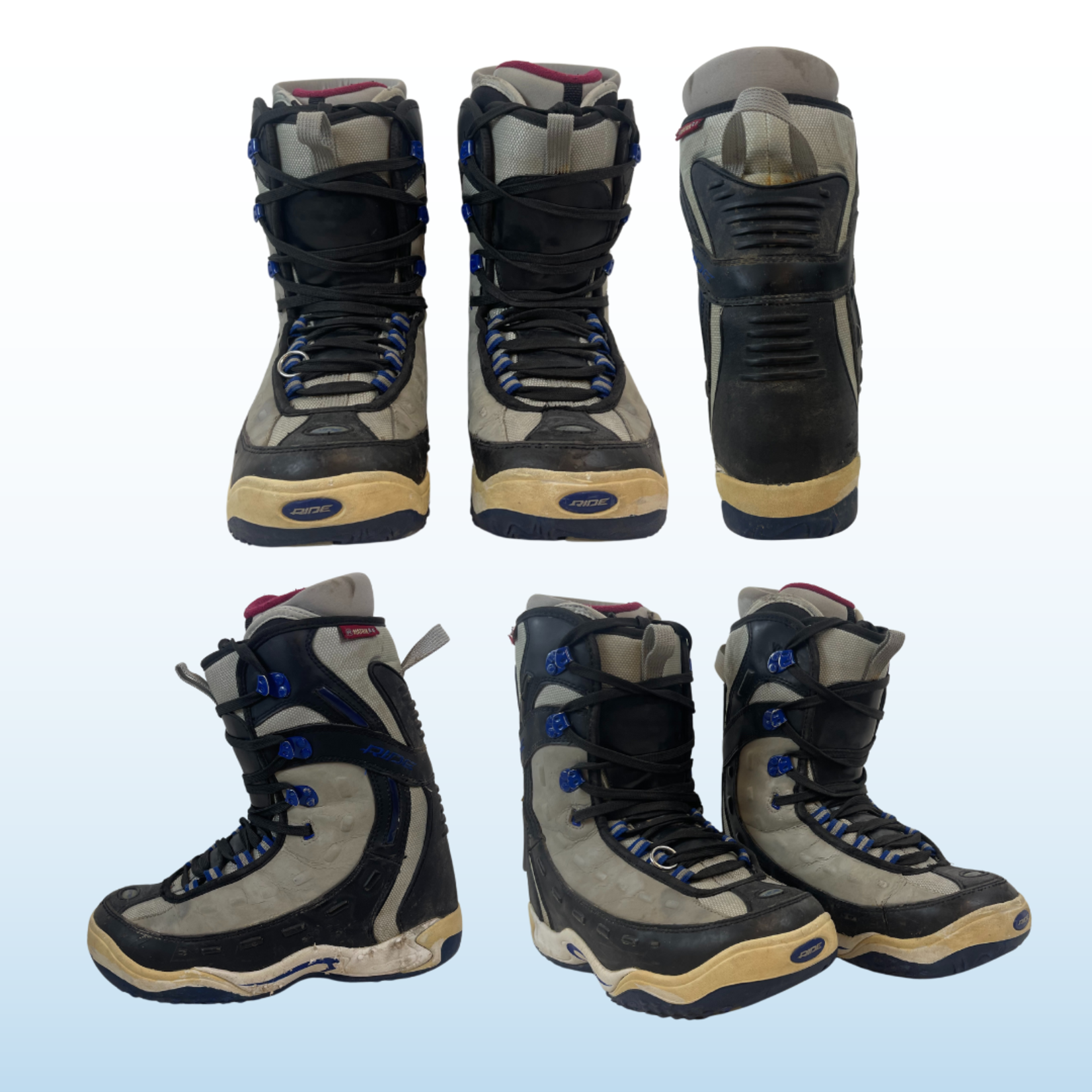 Ride Ion Snowboard Boots, Size 9 MENS, SOLD AS IS NO REFUNDS OR EXCHANGES