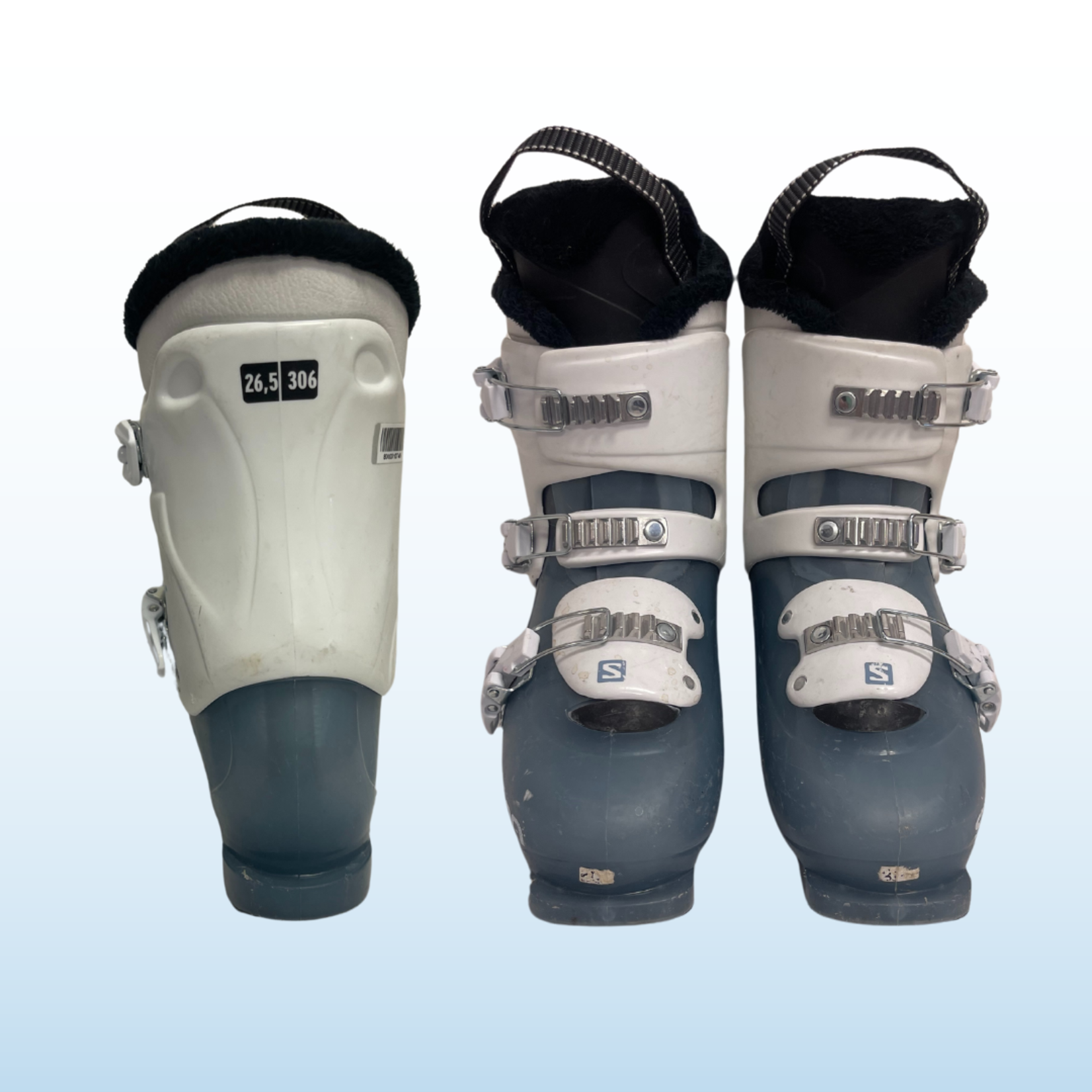 Salomon Salomon T3 Kids Ski Boots - Light Blue, Size 26.5