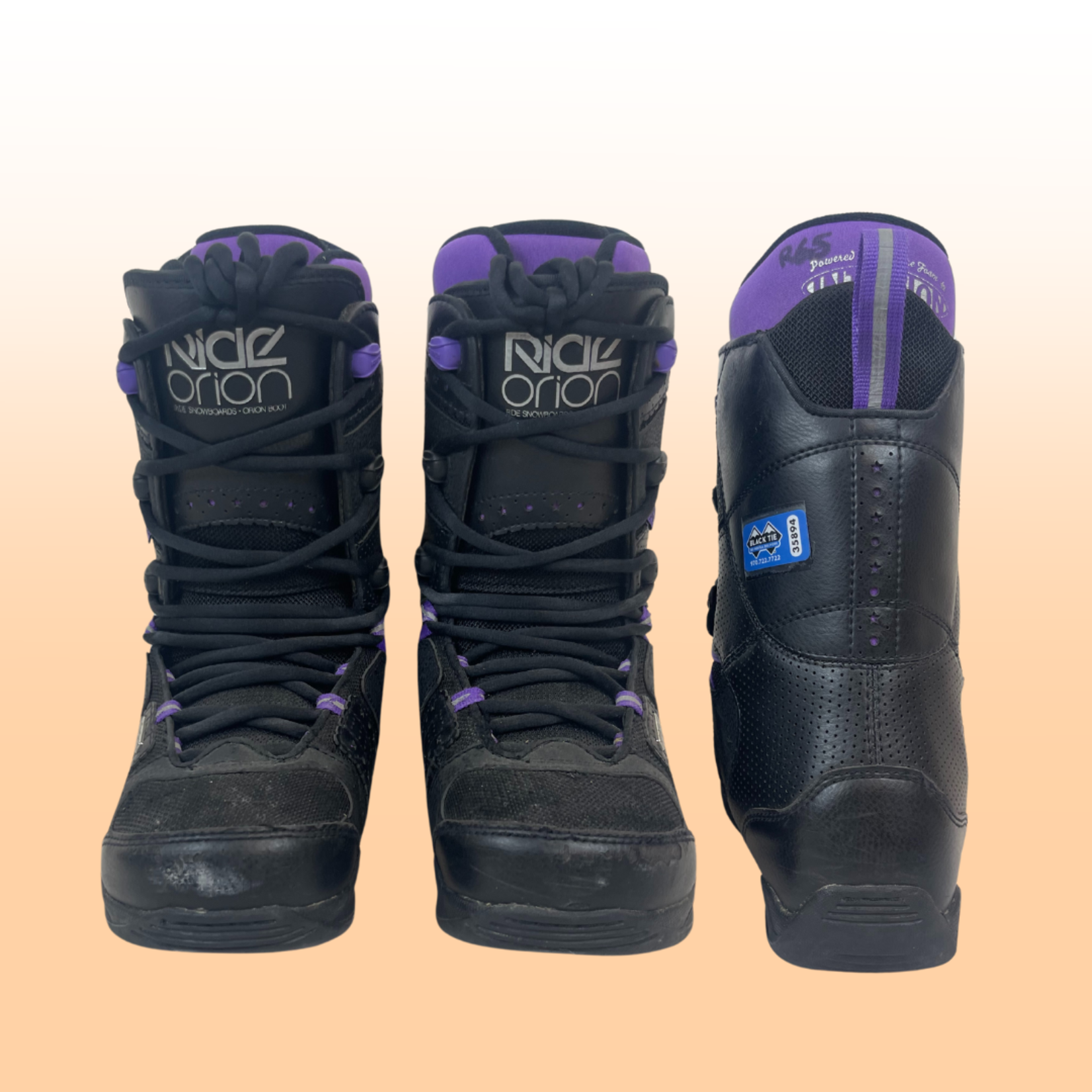 Ride Ride Orion Snowboard Boots, Size 8 WMNS (SOLD AS IS, NO RETURNS/EXCHANGES)