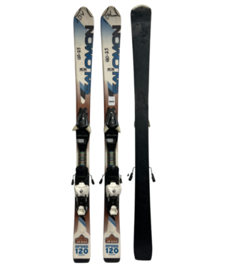 Salomon Salomon Enduro Jr. 800 Kids Skis + Salomon C5 Adjustable Bindings