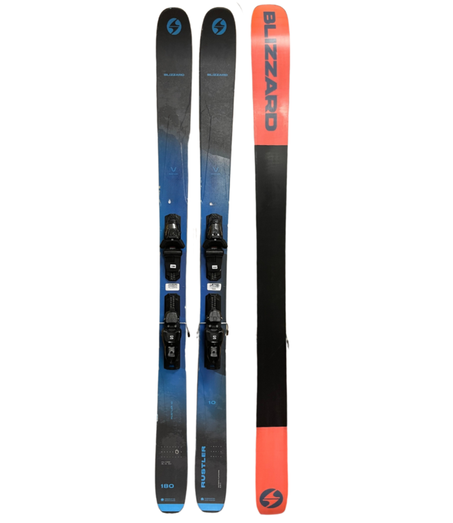 Blizzard 2023 Blizzard Rustler 10 Blue  + M10 Demo Bindings, 180cm