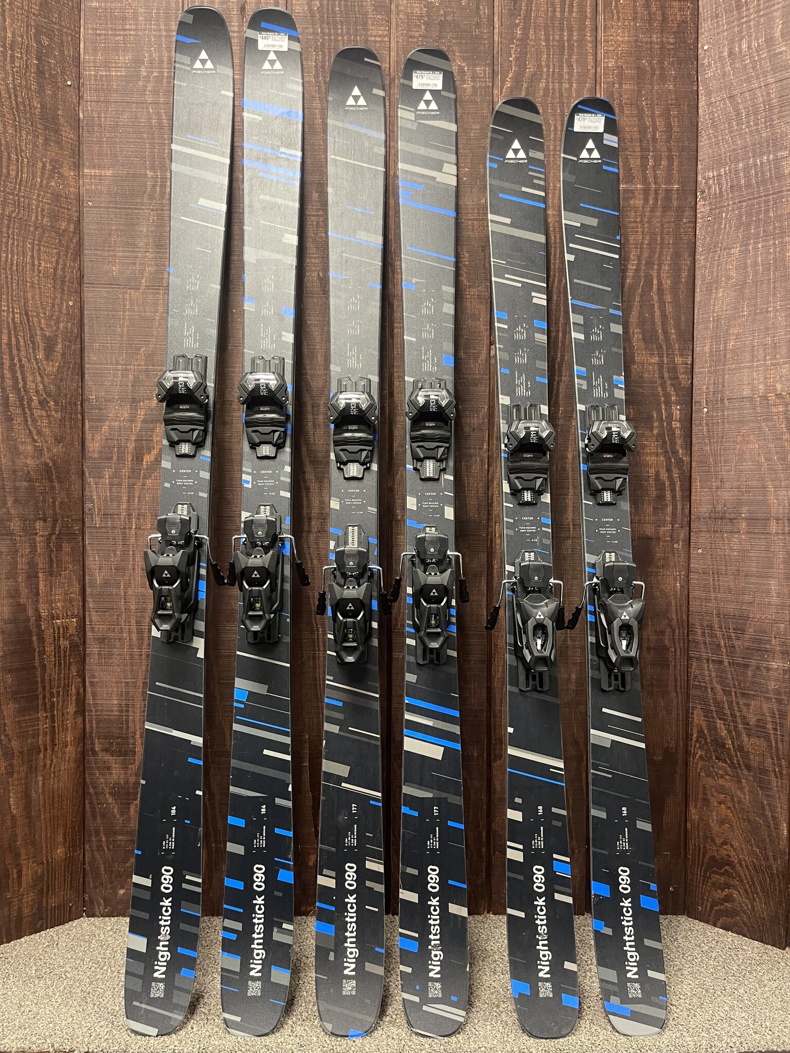 2025 Fischer Nightstick 90 Skis + Attack 13 LYT Bindings 2025 Fischer Nightstick 90 Skis + Attack 13 LYT Bindings