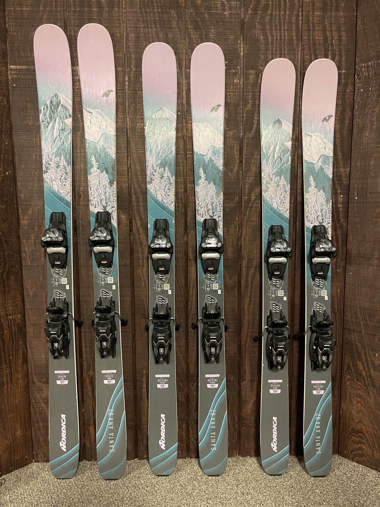 スキー Nordica Npro 25 2s 2025 Nordica Unleashed 90 Skis with Tyrolia TX 10 Bindings