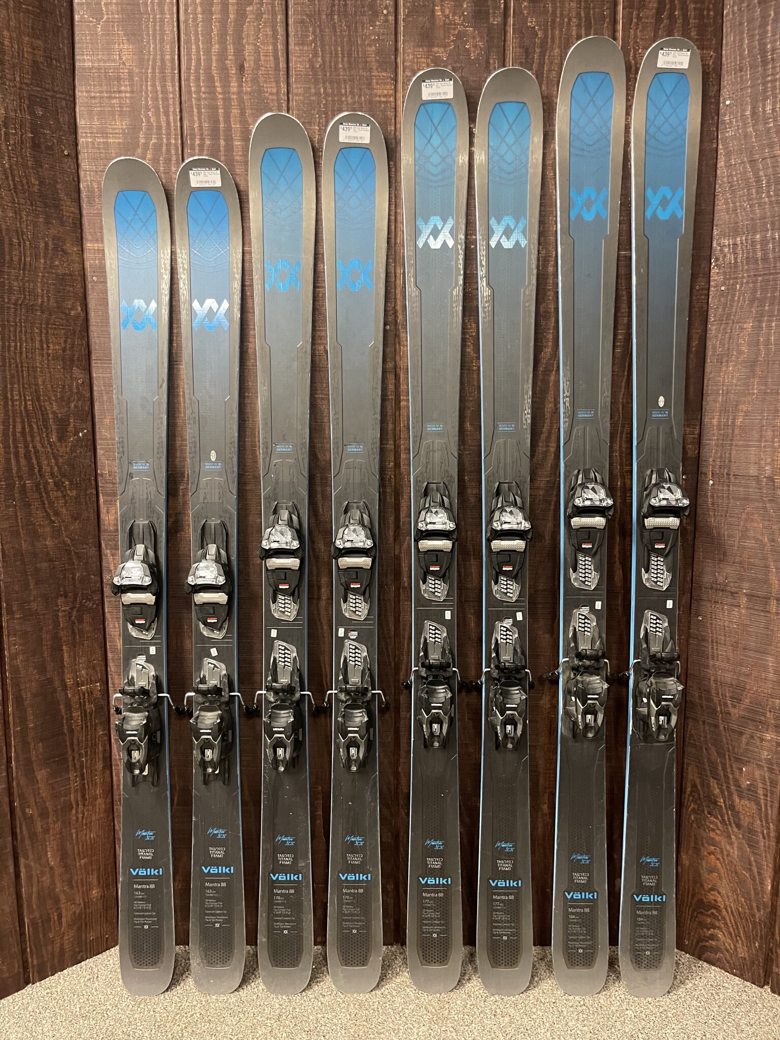 Volkl MANTRA ✕ MARKER COMP14.0 2025 Volkl Mantra 88 Skis with Tyrolia Attack 14 GW Bindings