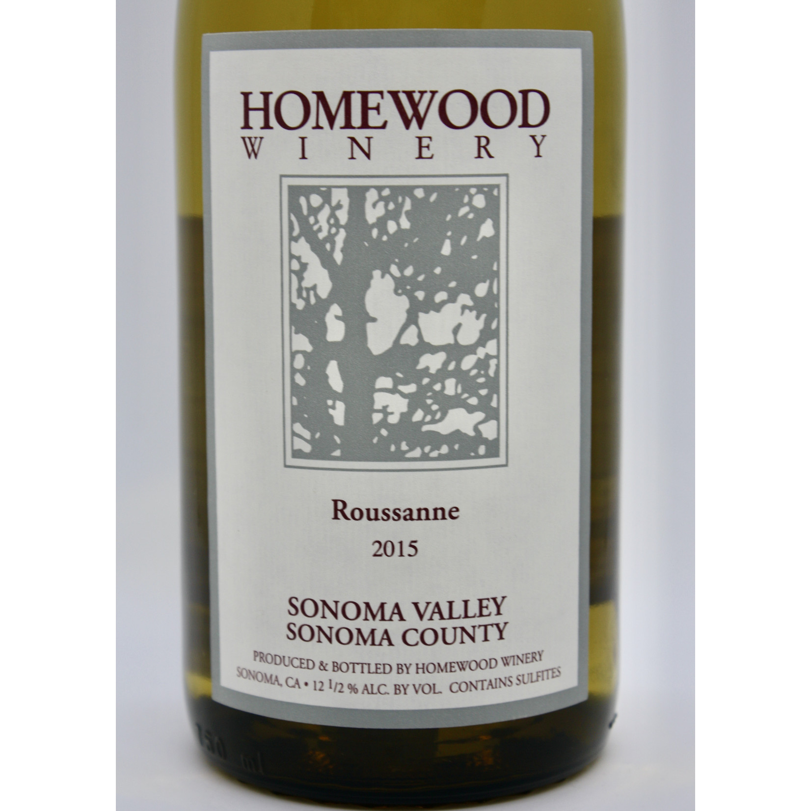 Homewood Winery Homewood Vineyard, Roussanne 2015, Sonoma Valley, CA, USA