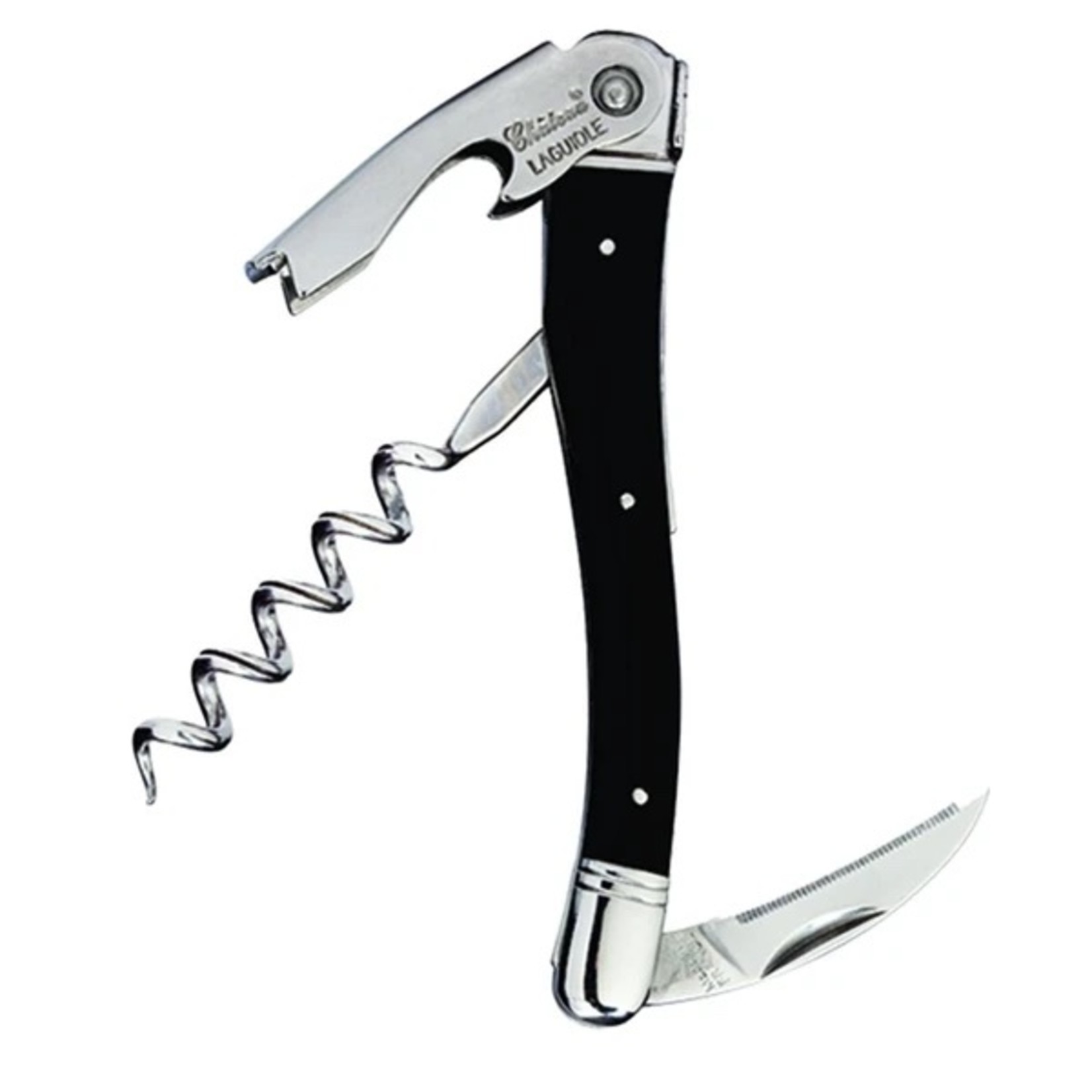 Chateau Laguiole Chateau Laguiole Sommelier Classic Corkscrew (Black Horn)