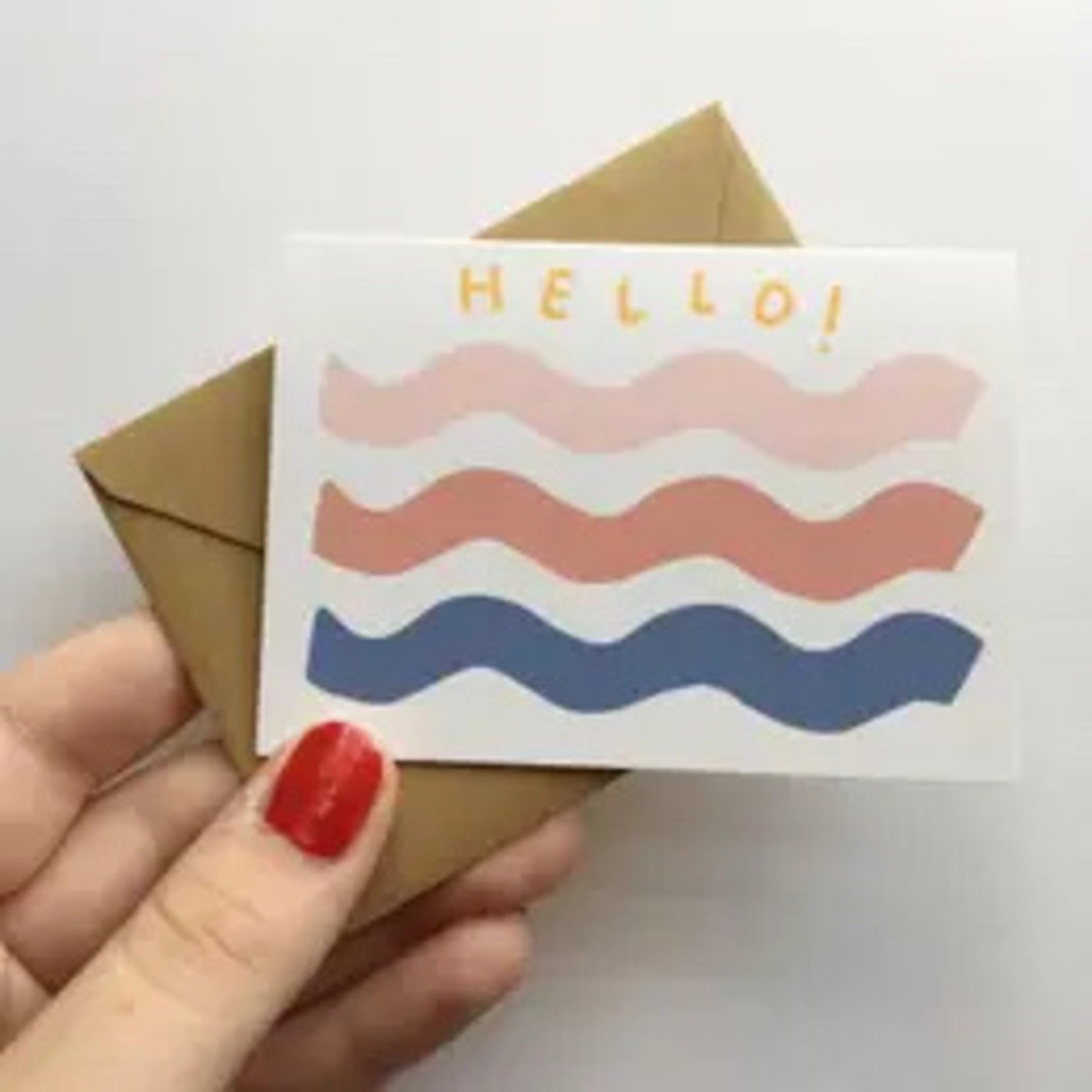 Allie Biddle Tiny Card Hello