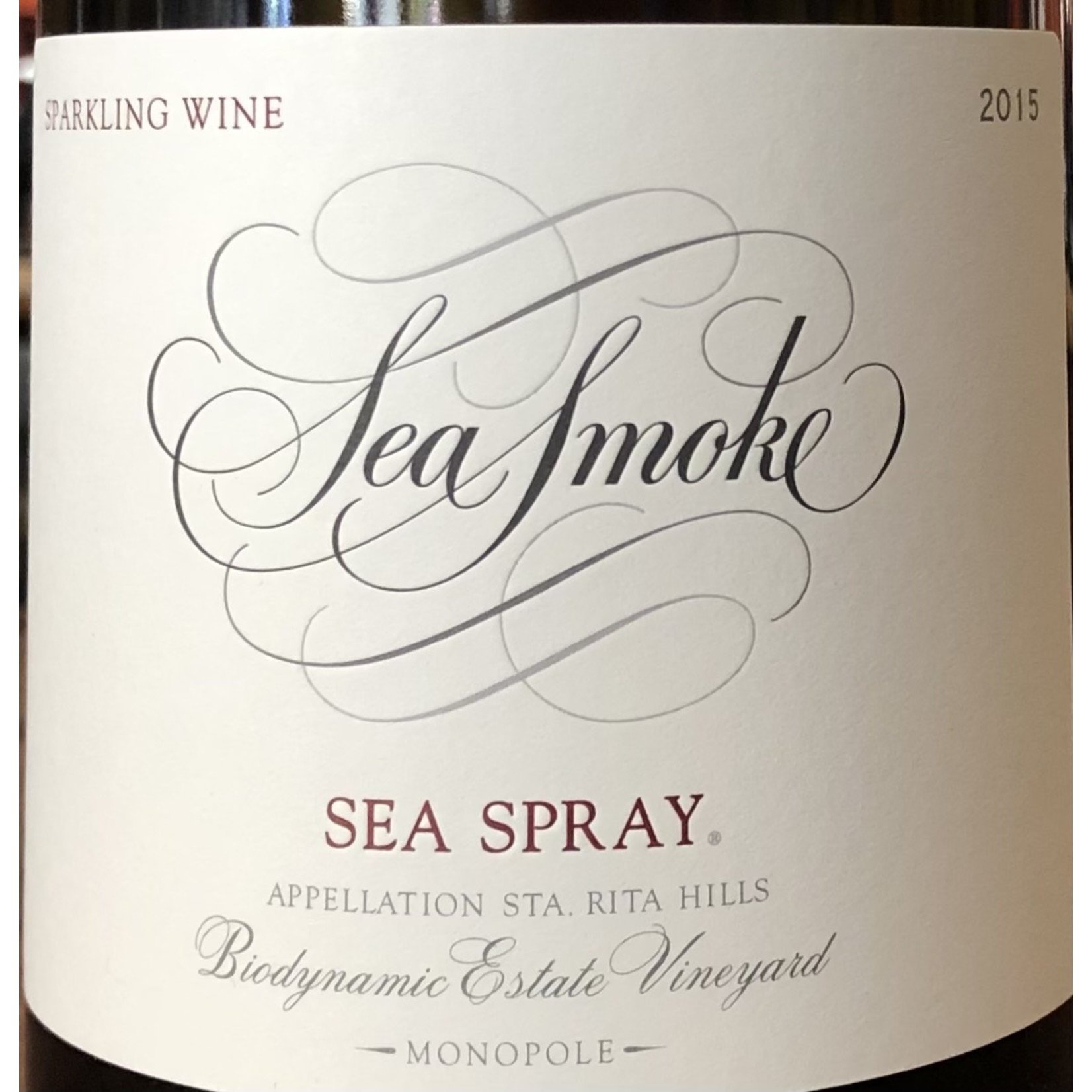 Sea Smoke Vineyards, "Sea Spray" Blanc de Noirs Brut 2015, Santa Rita Hills, Santa Barbara, CA