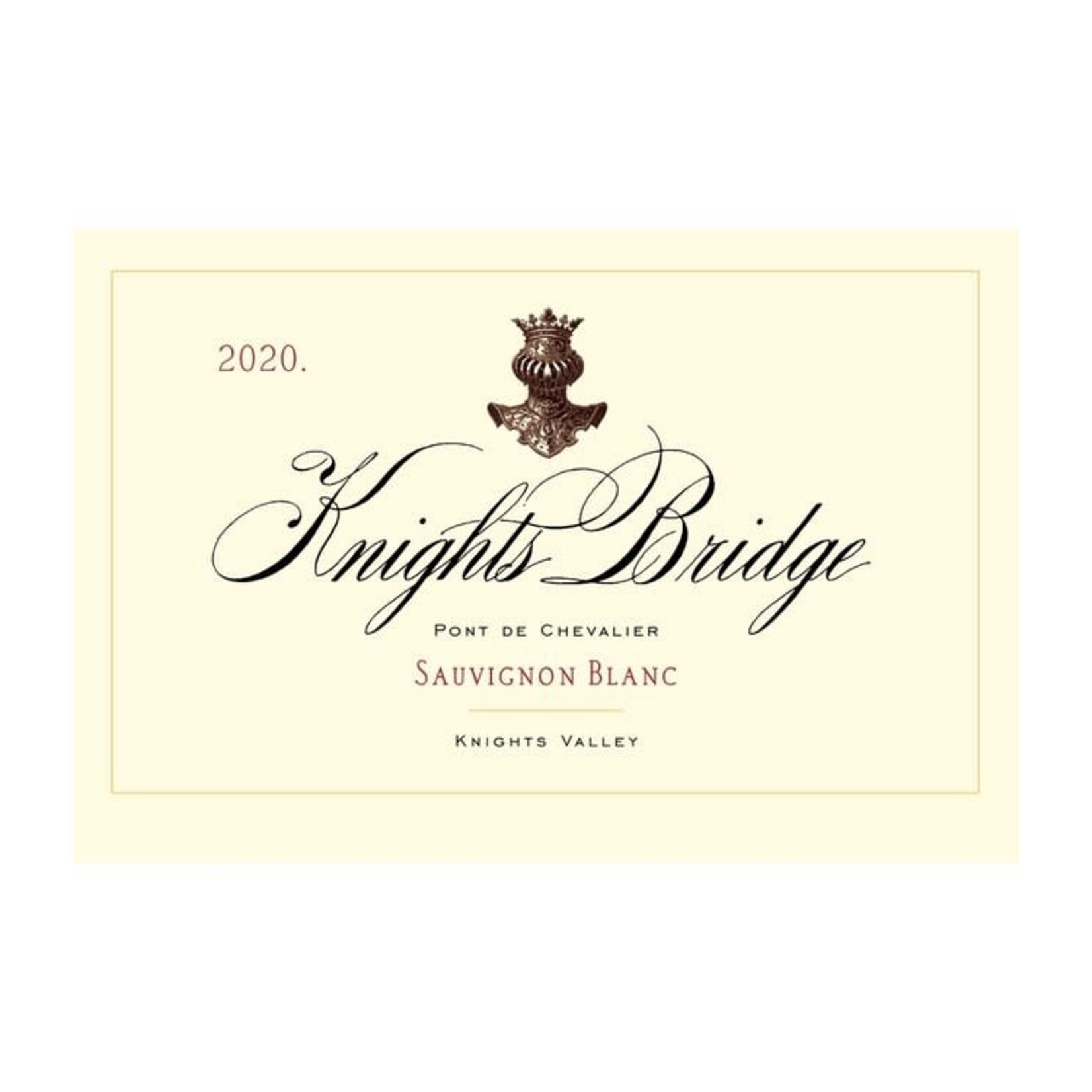 Knights Bridge Winery Knights Bridge Winery, Sauvignon Blanc 2021, Pont Chevalier, Knights Valley, Napa, CA