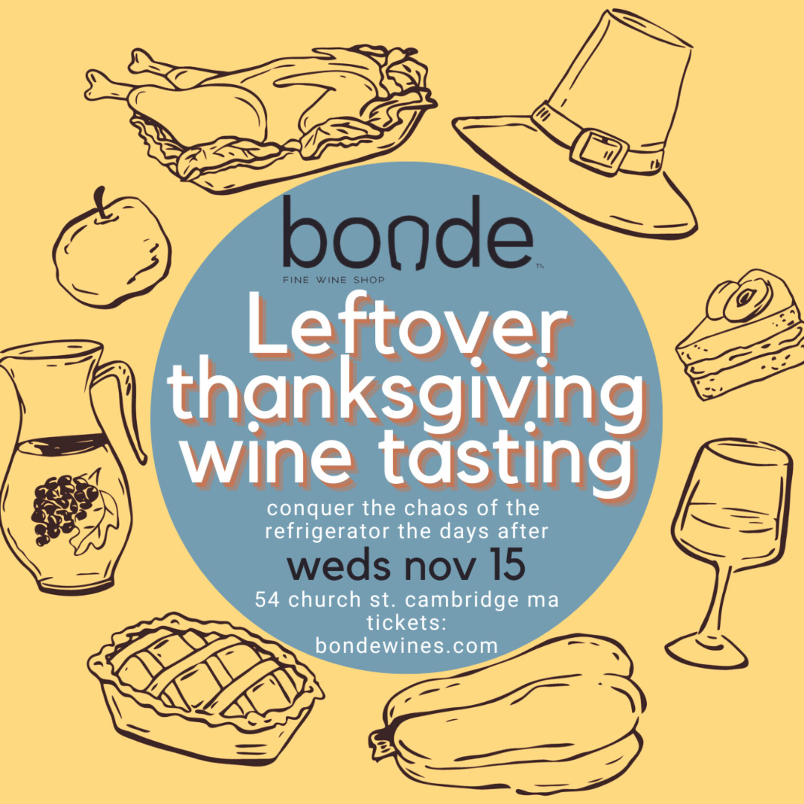 Prepping for Thanksgiving Leftovers - Wine Tasting & Class - Wednesday November 15, 7PM