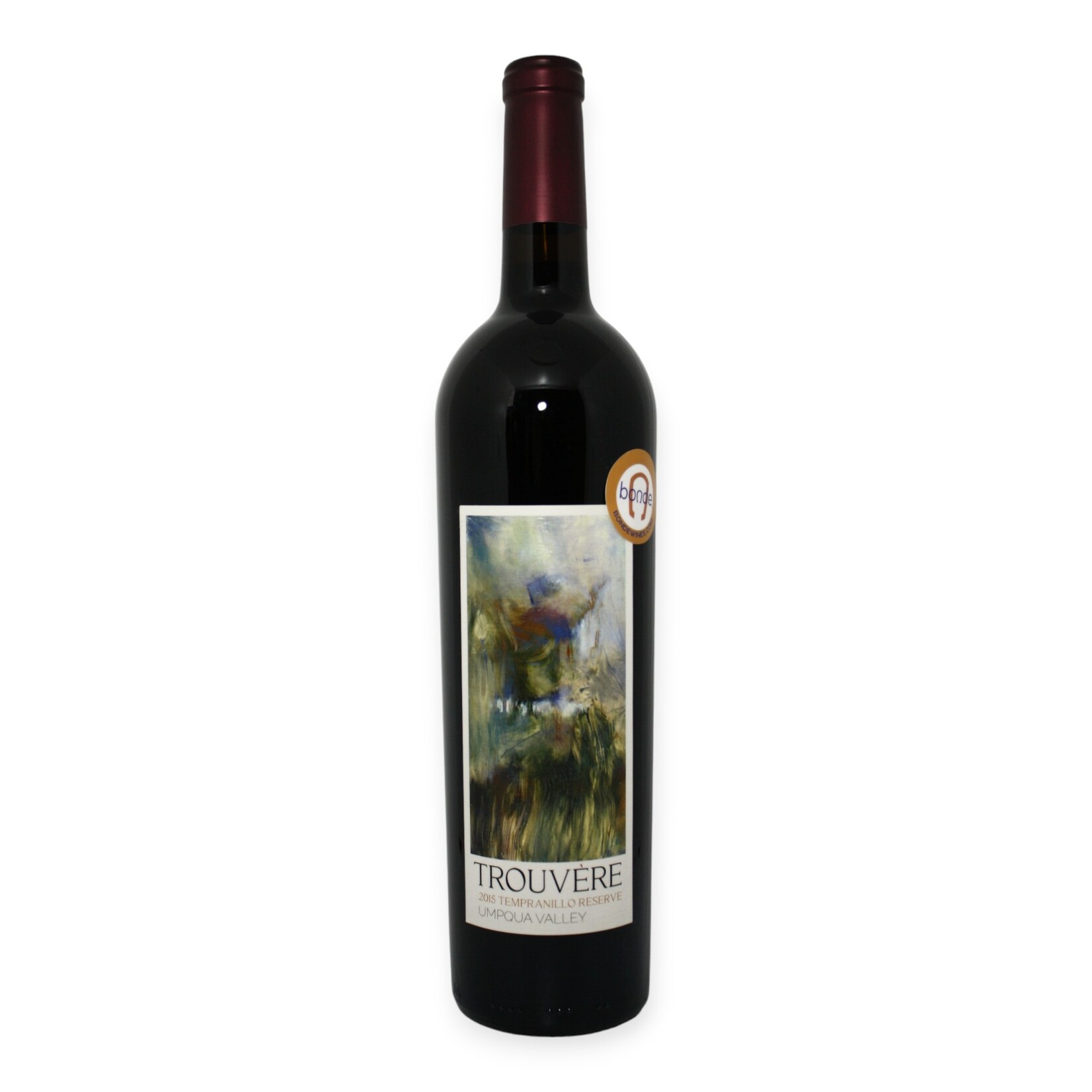 Lange Winery Trouvère Artist Series, Tempranillo Reserve 2015, Umpqua Valley, South Oregon, OR