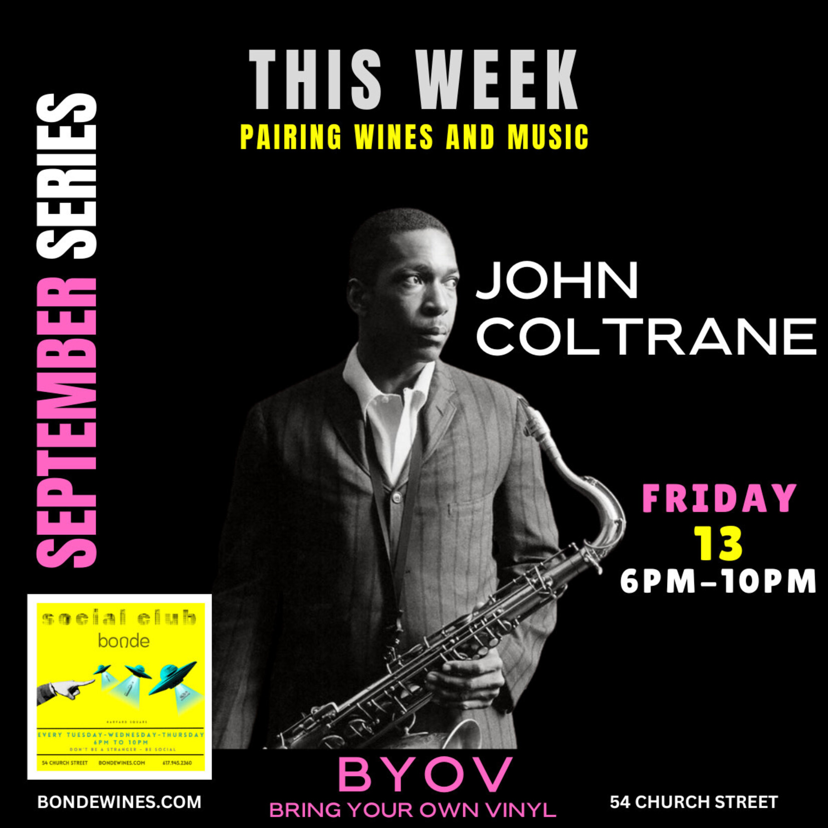 John Coltrane Social Club - Friday September 13, 2024