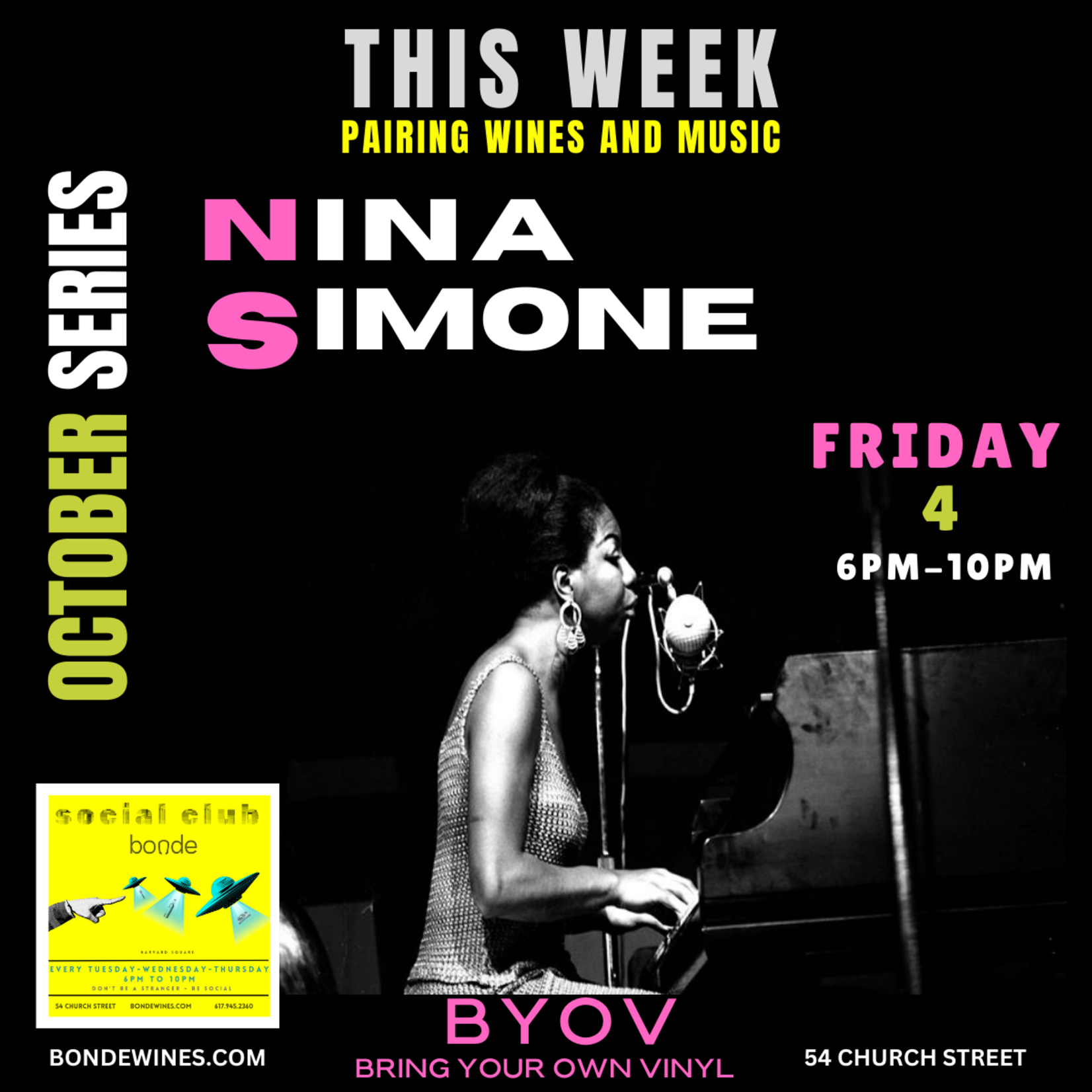 Nina Simone Social Club - Friday October 4, 2024