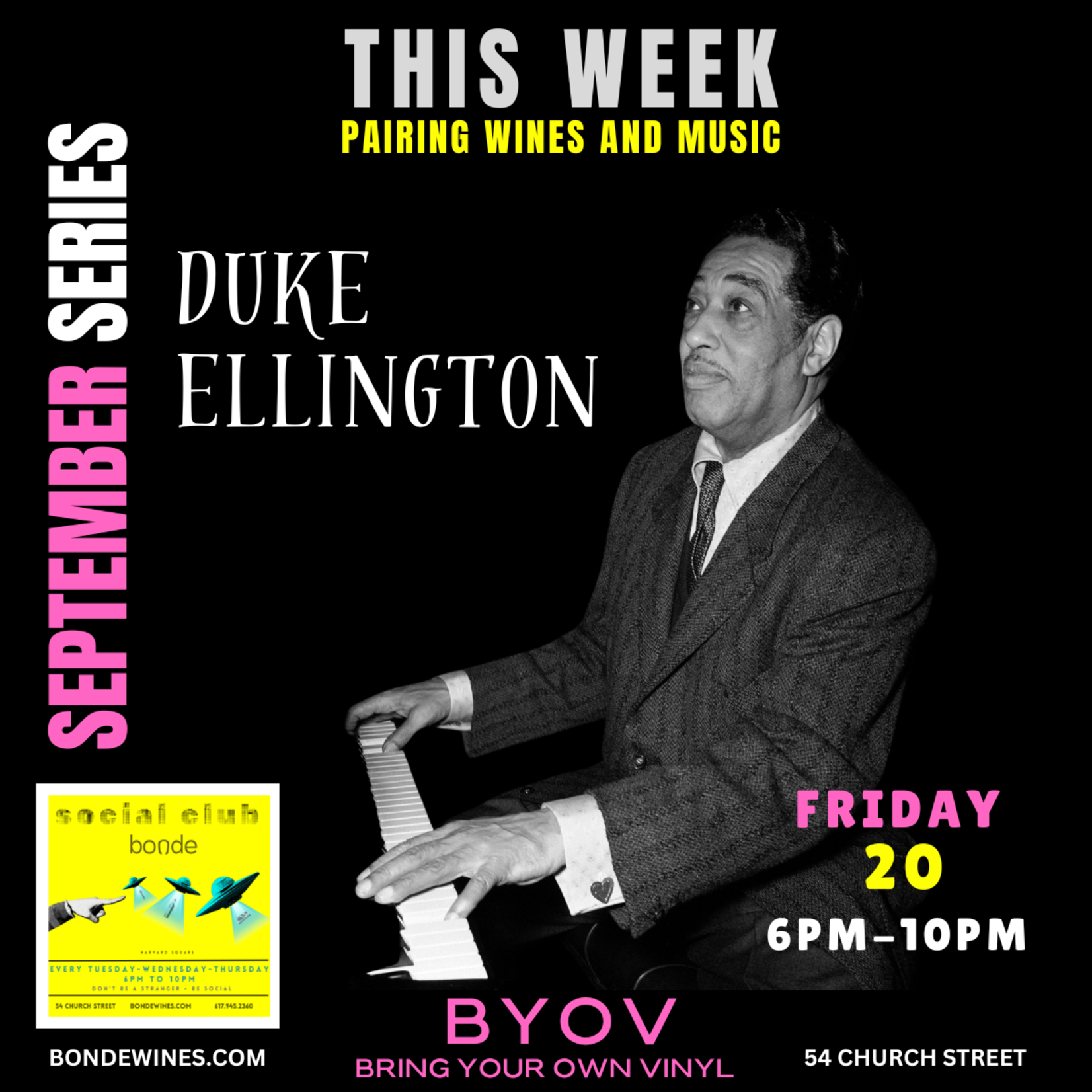 Duke Ellington Social Club - Friday September 20, 2024