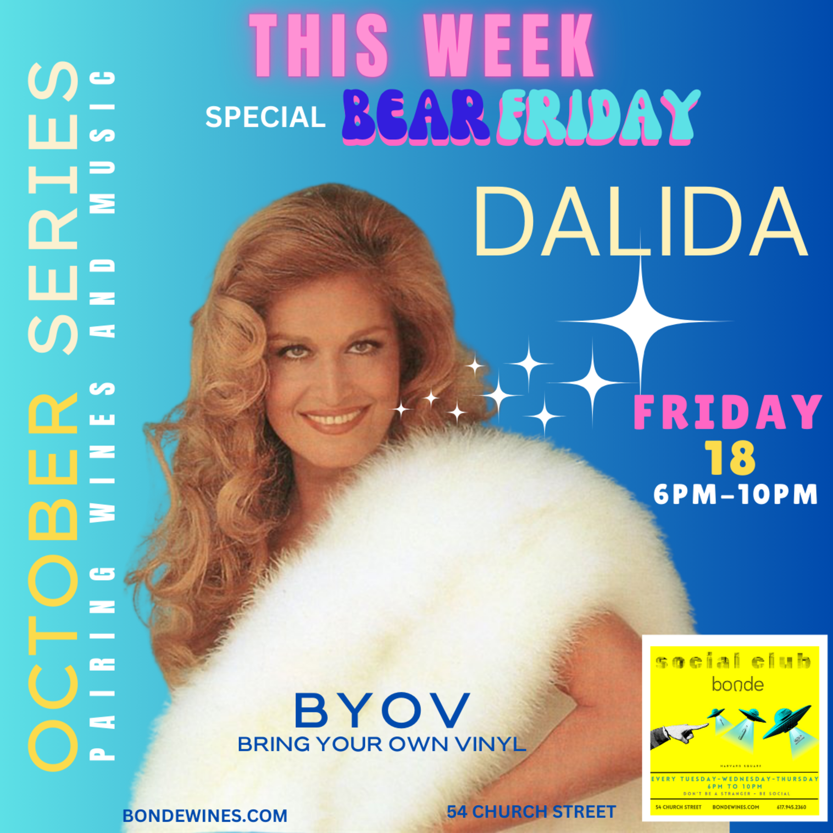 Dalida Social Club - Friday October 18, 2024