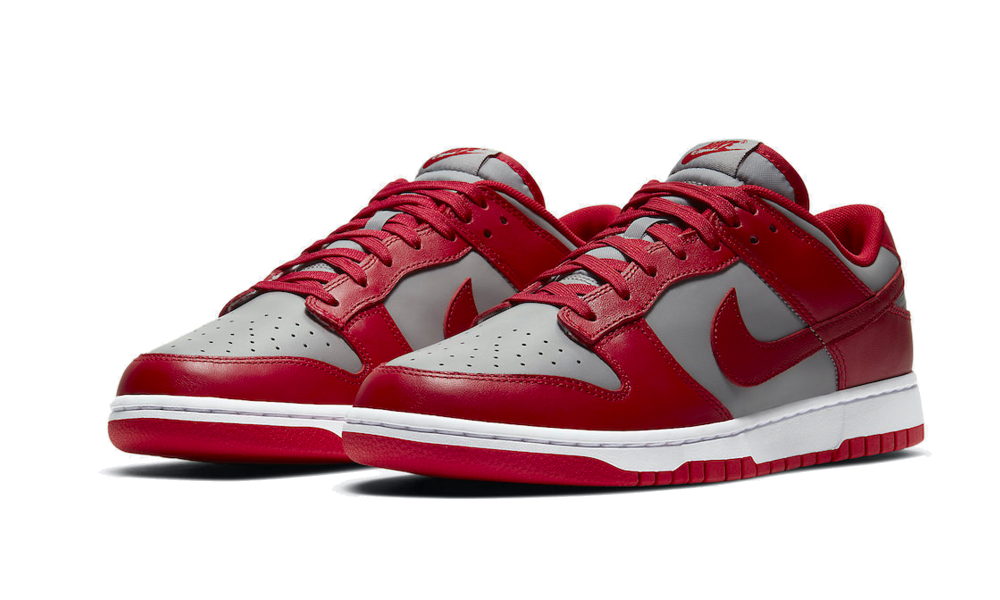 dunk red and grey