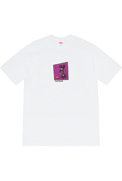 Supreme Mouse Tee - White -