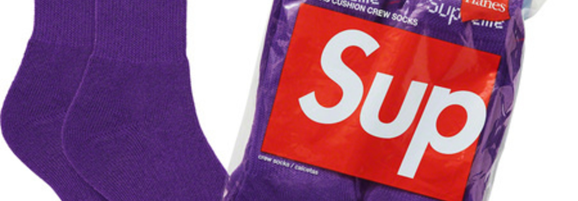 Supreme®/Hanes® Crew Socks (4 Pack 