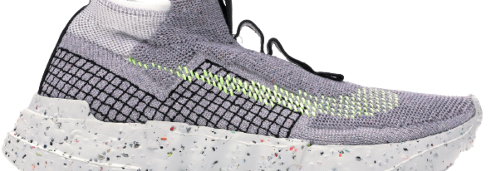 nike space hippie 02 grey volt mens