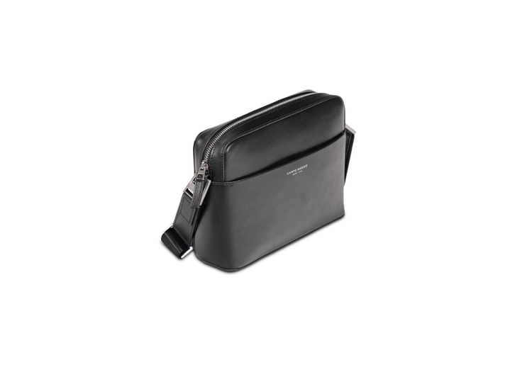 SMALL MESSENGER BAG WITH ZIP AND  SHOULDER STRAP