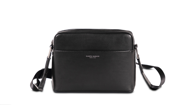 SMALL MESSENGER BAG WITH ZIP AND  SHOULDER STRAP