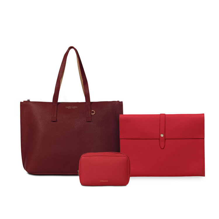ZIP TOTE BAG WITH ACCESSORIES (3 IN 1)